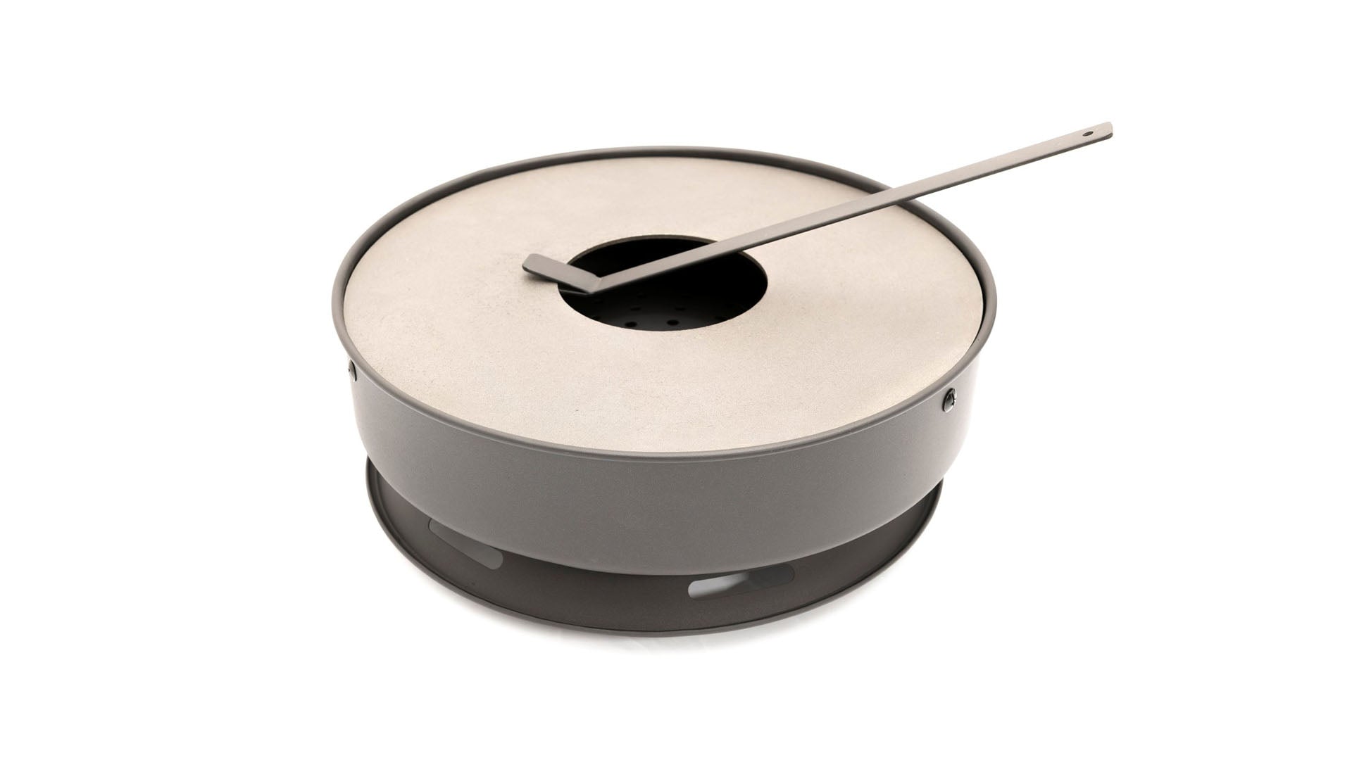 Onyx Mesa Tafel Vuurschaal/Grill Zwart