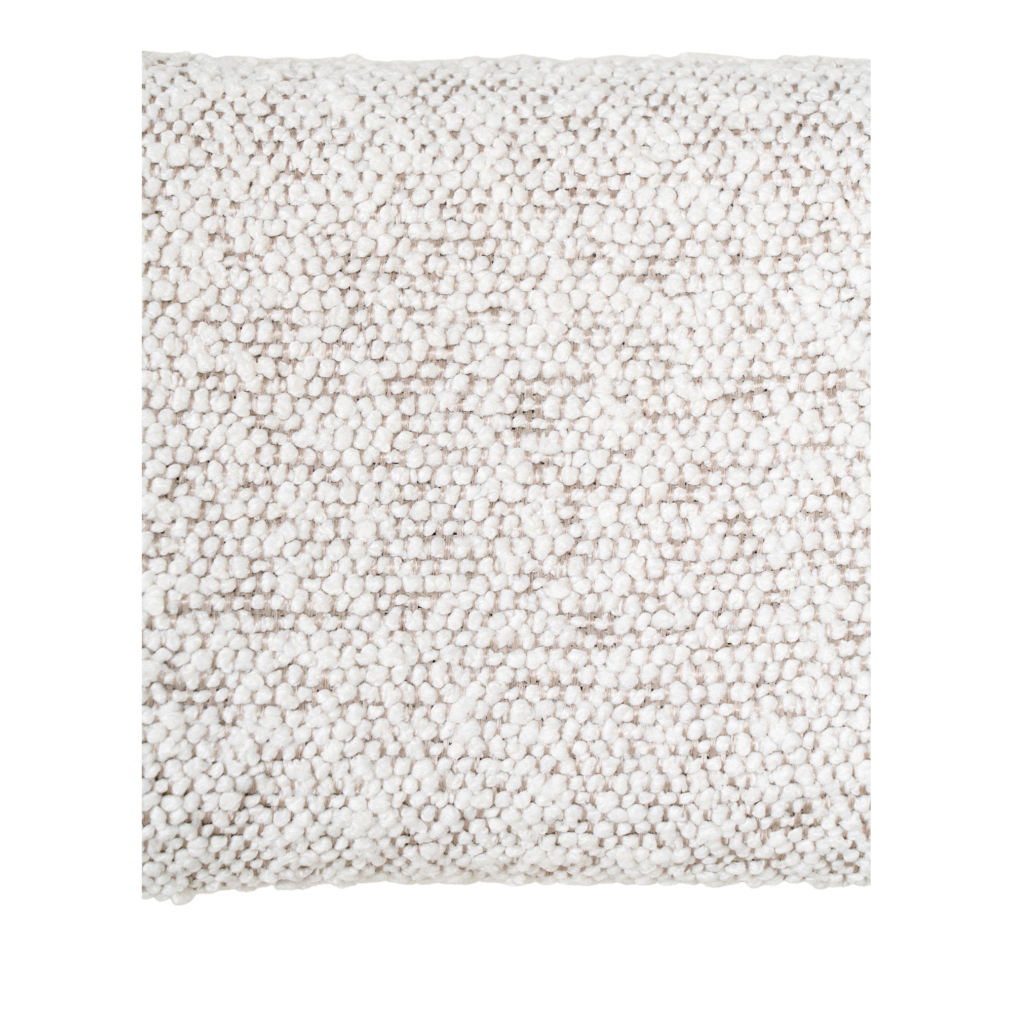 BADALONA DINING CHAIR BOUCLÉ WIT | ZWARTE POTEN (SET VAN 2)