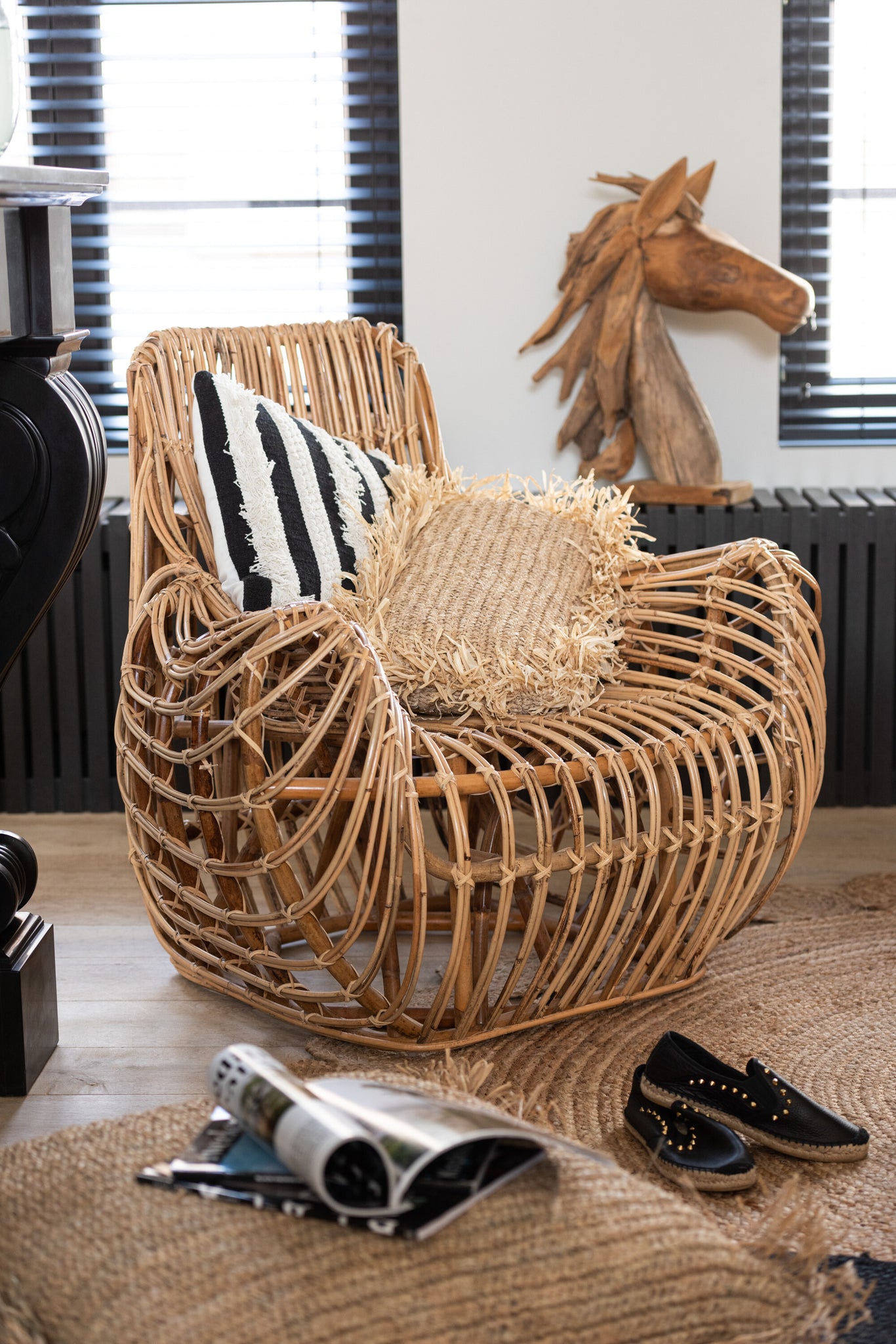 Seat Ana Rattan Natural