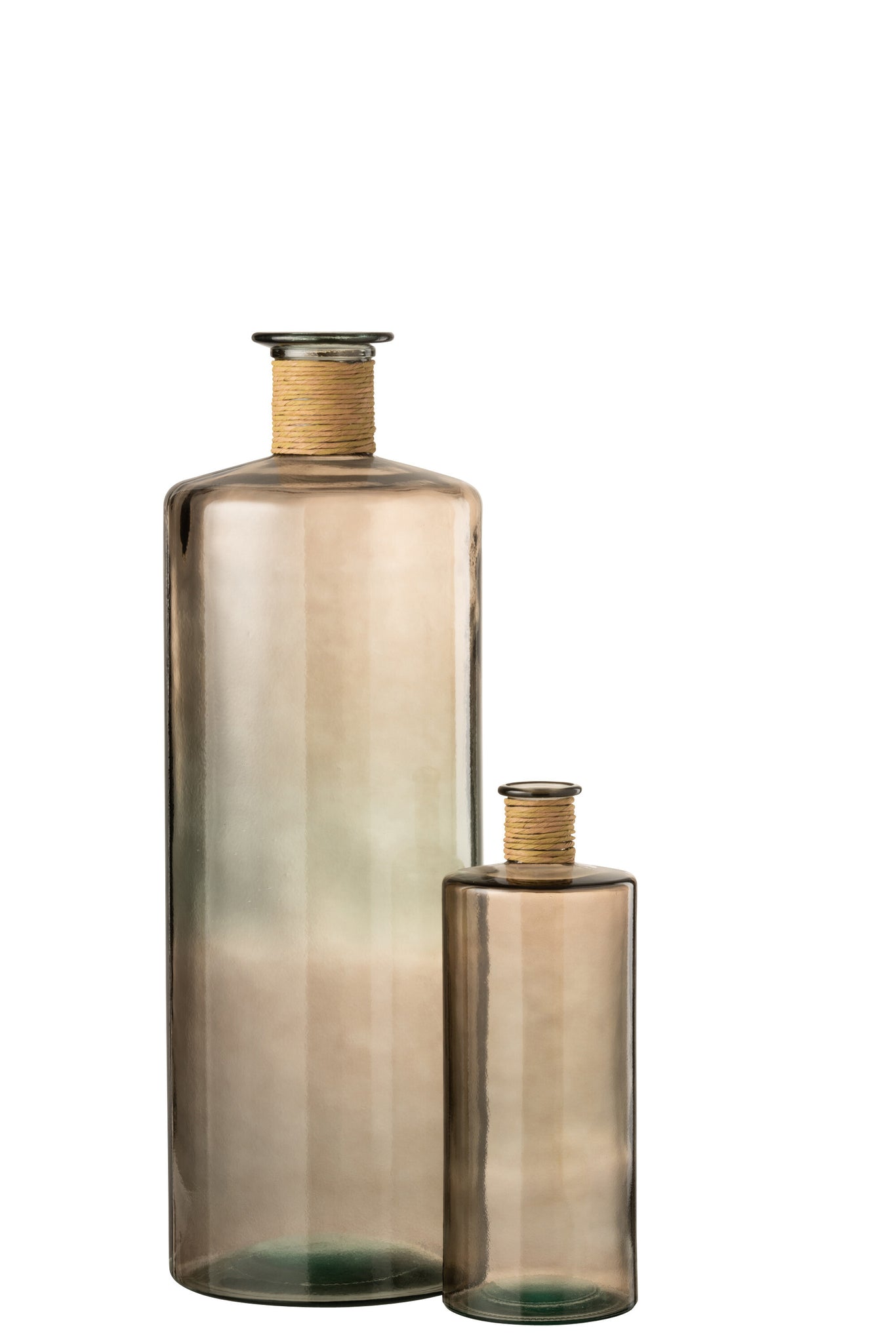 Vase Safari Glass Light Brown Large