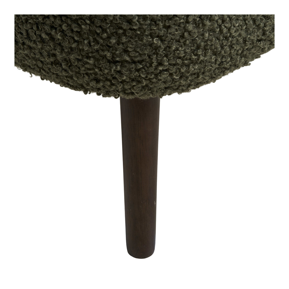 Zitbankje Harlow – teddystof, groen, 95x37x45 cm