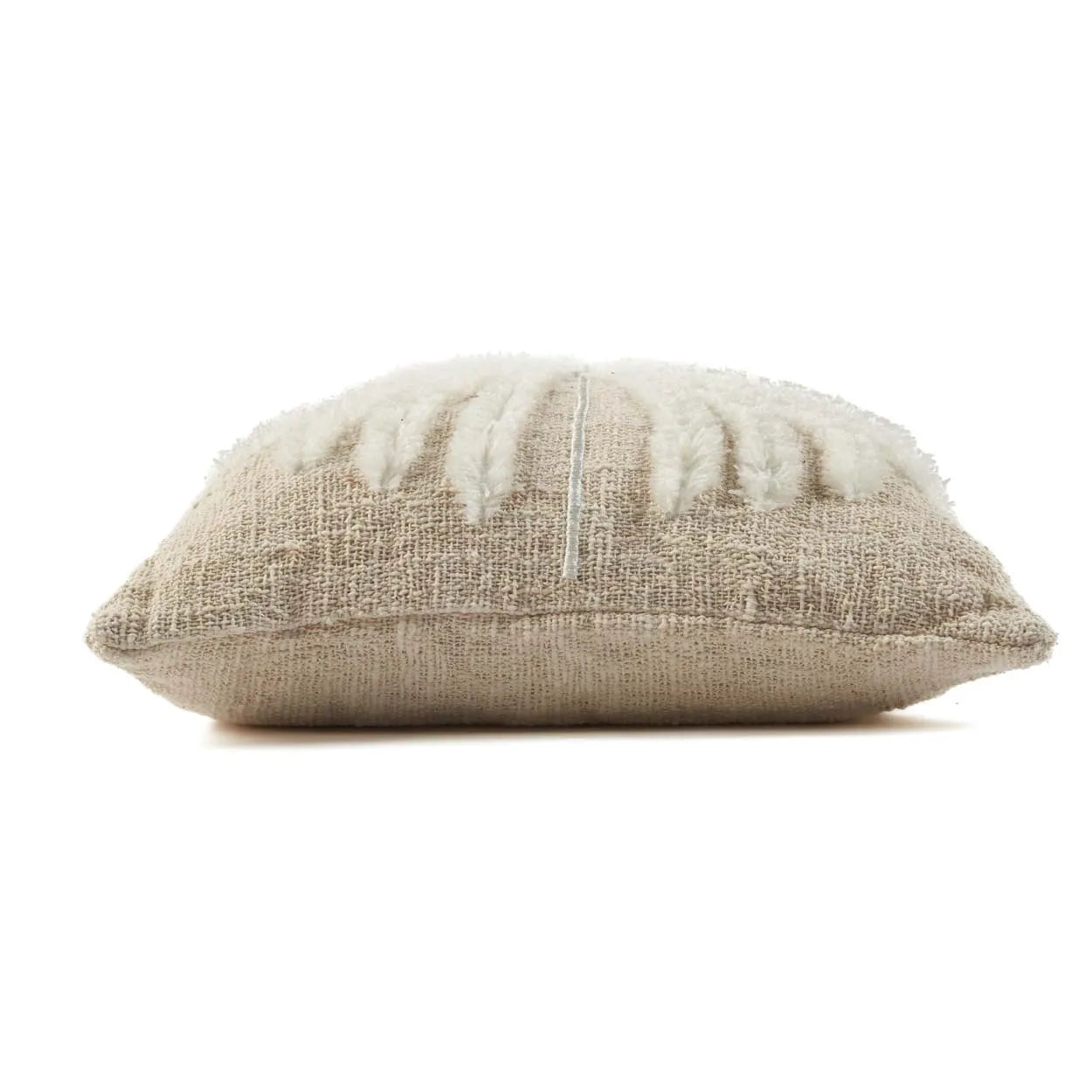Kissenbezug „Isla Palm“ – Naturweiß