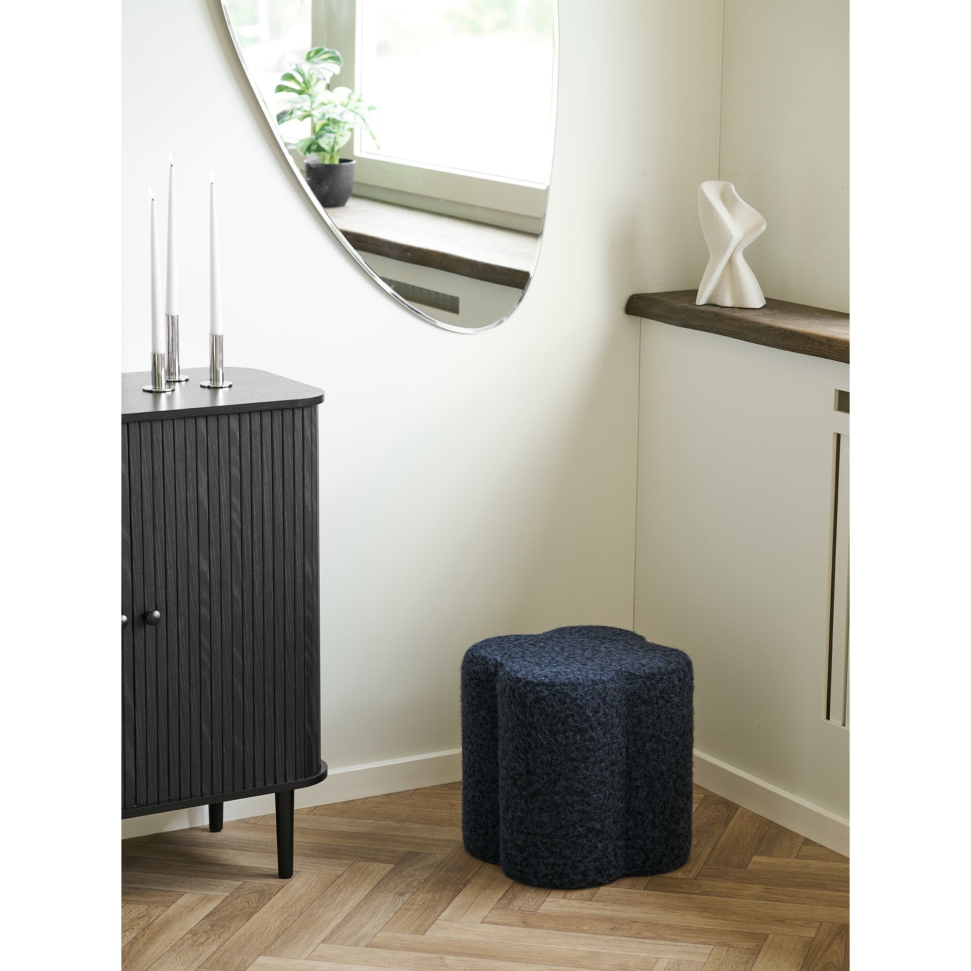 Durban Pouf – Hocker, blau ø42x38 cm, HN1095