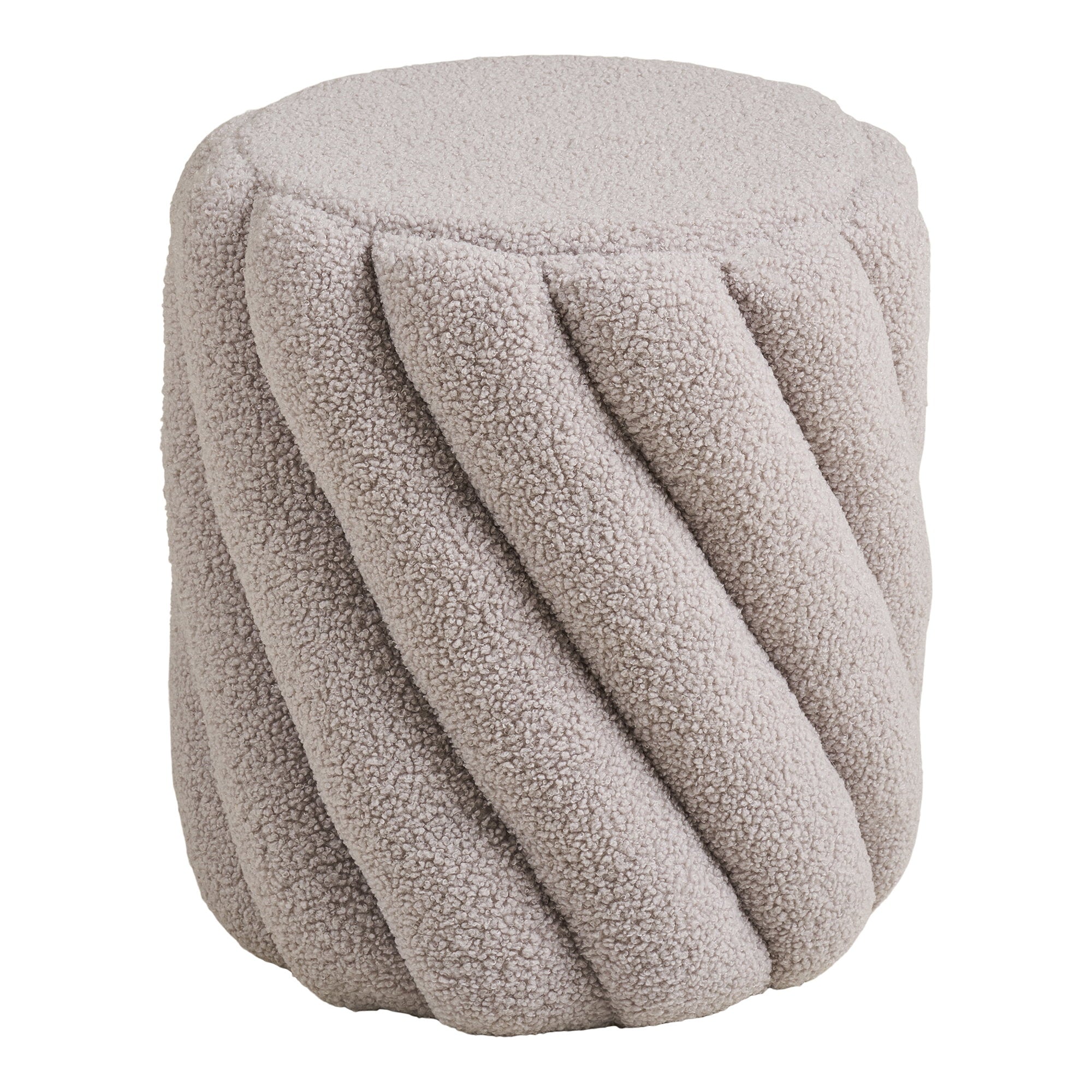 Sana Pouf - Pouf, grau ø38x40 cm, HN1082