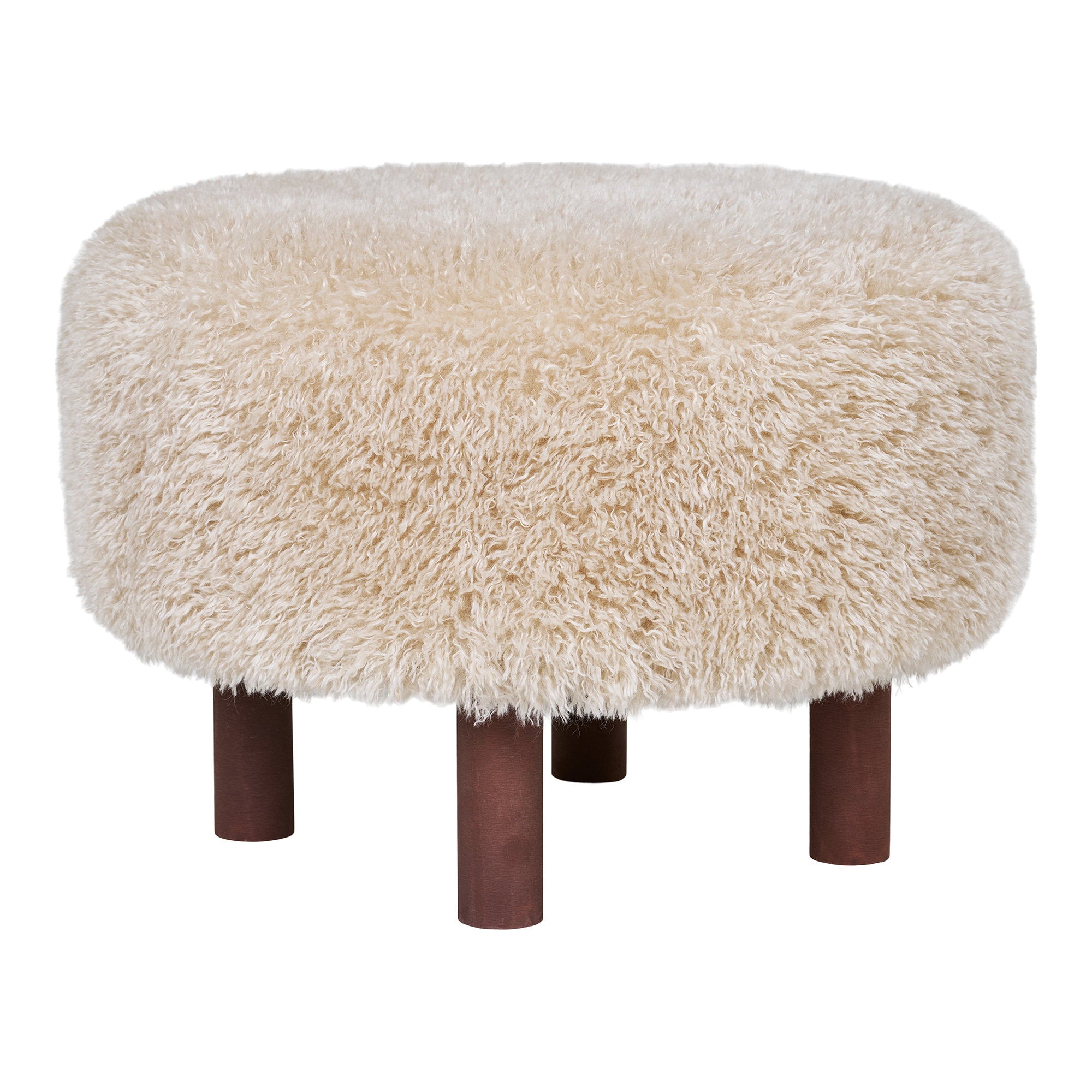 Inverness Pouf - Pouf, hellbraun ø50x36 cm, HN1260