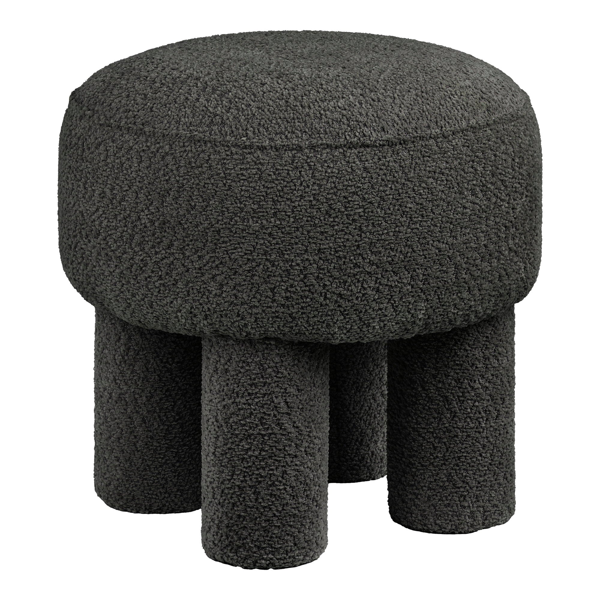 Canberra Pouf - Pouf, anthrazit ø43x43 cm, HN1312