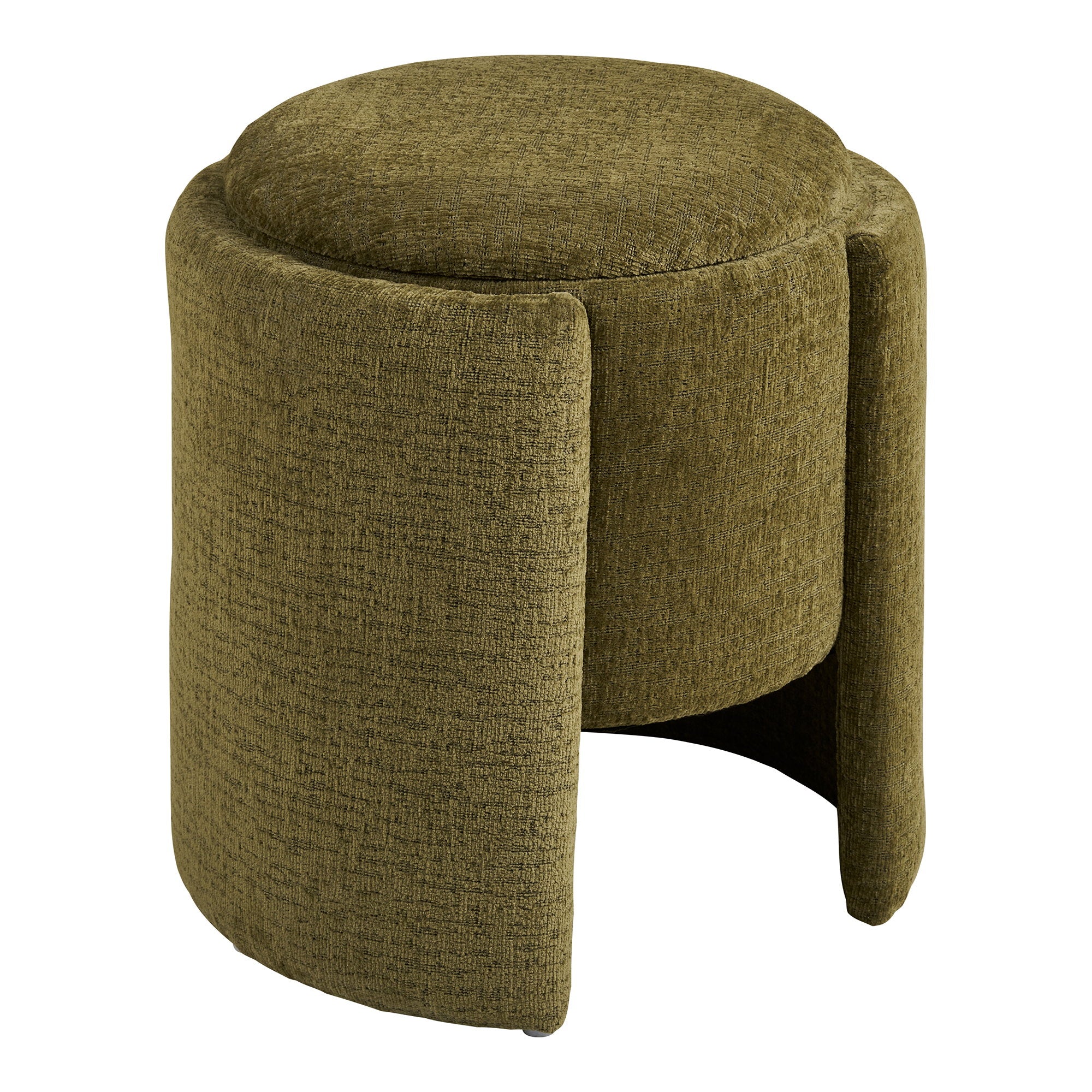 Walsdorf Pouf - Pouf, green ø42x43,5 cm, HN1315