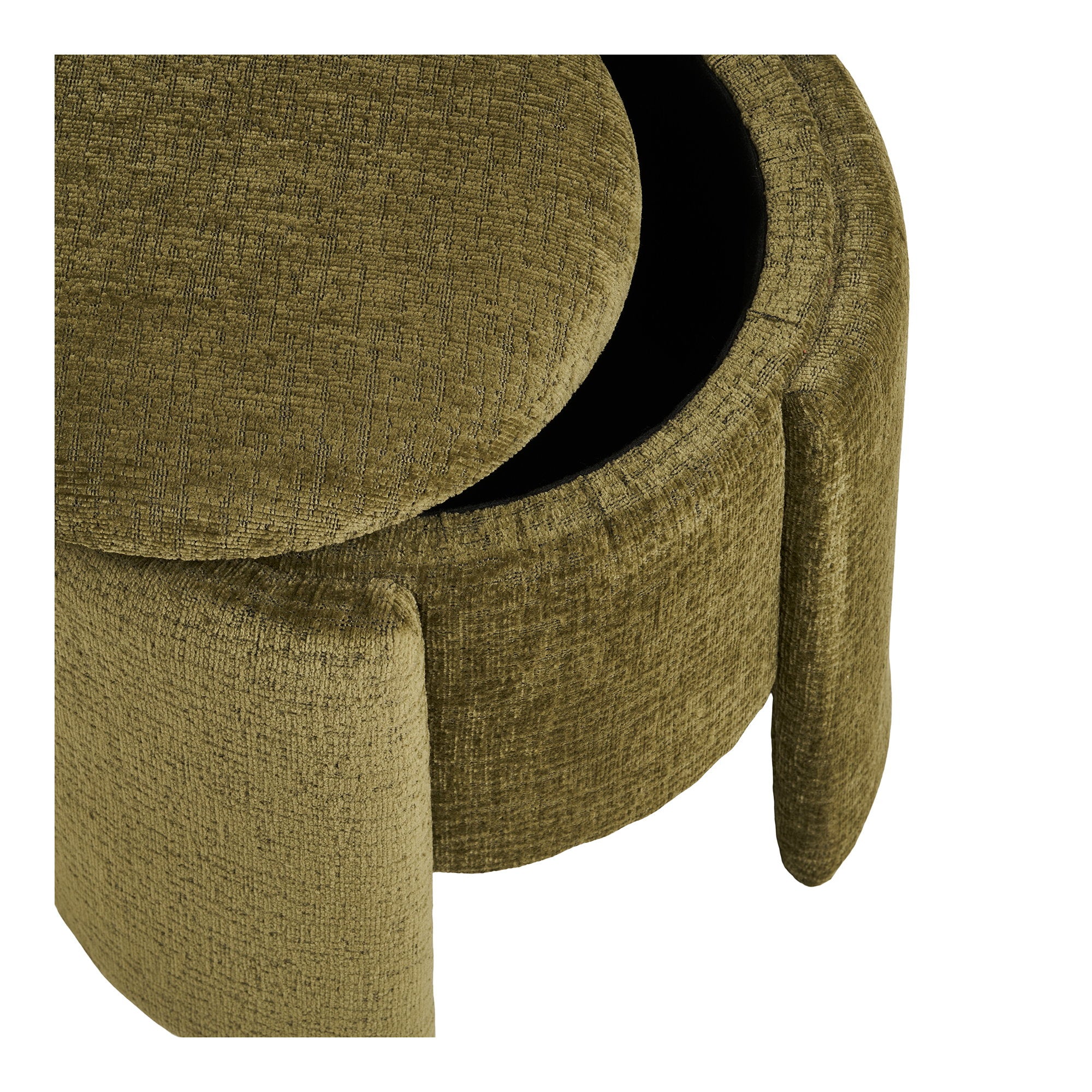 Walsdorf Pouf - Pouf, green ø42x43,5 cm, HN1315