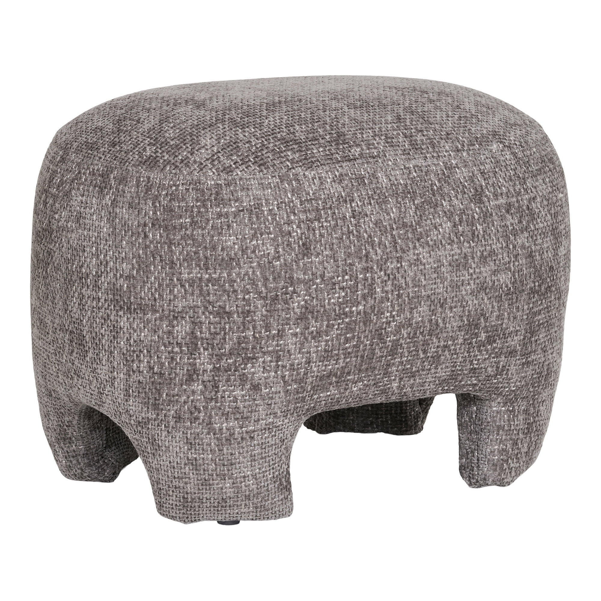 Sitzpouf Nazare - Pouf, grau 53x41 cm, HN1280