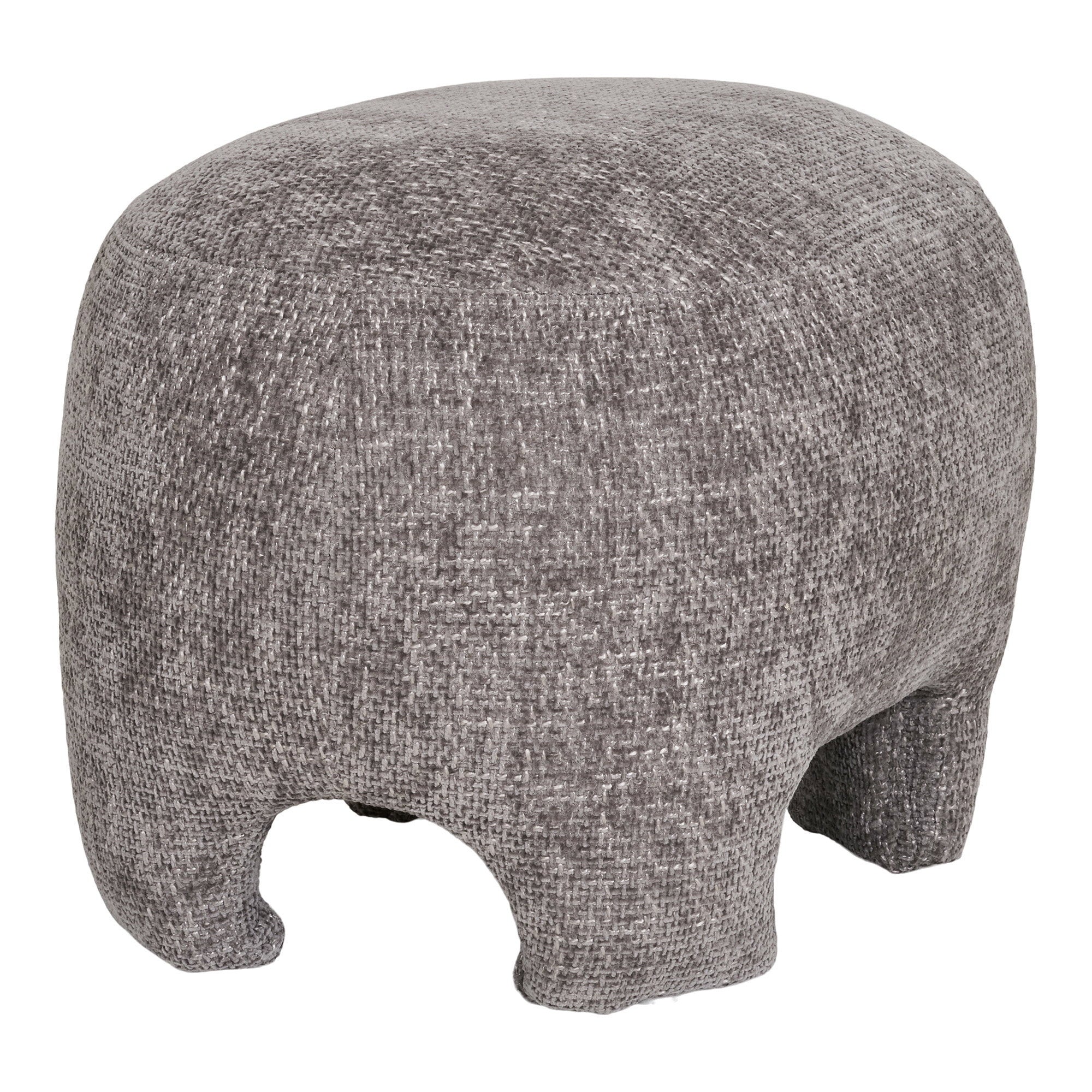 Sitzpouf Nazare - Pouf, grau 53x41 cm, HN1280