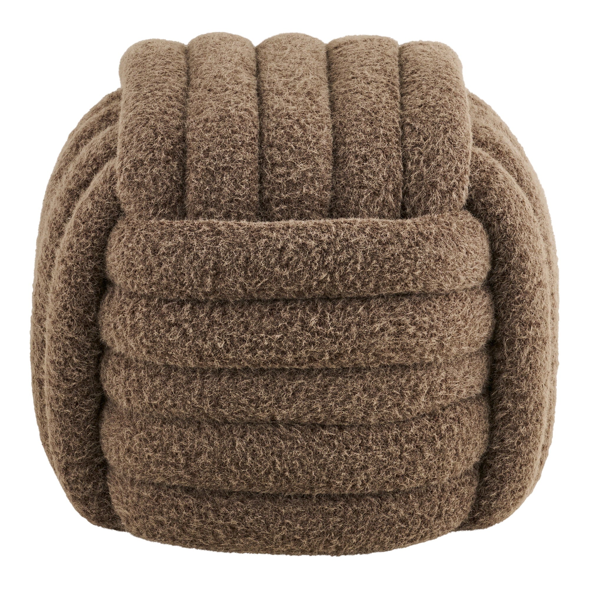 Napier Pouf - Hocker, braun 48x48x43 cm, HN1294