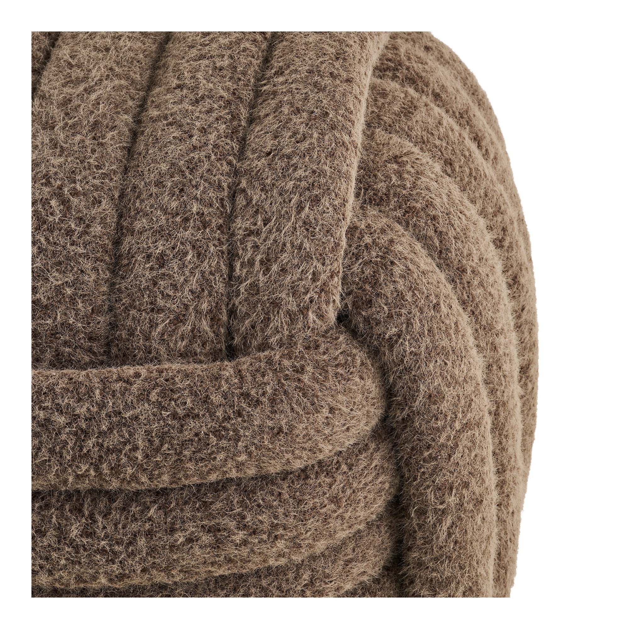 Napier Pouf - Hocker, braun 48x48x43 cm, HN1294