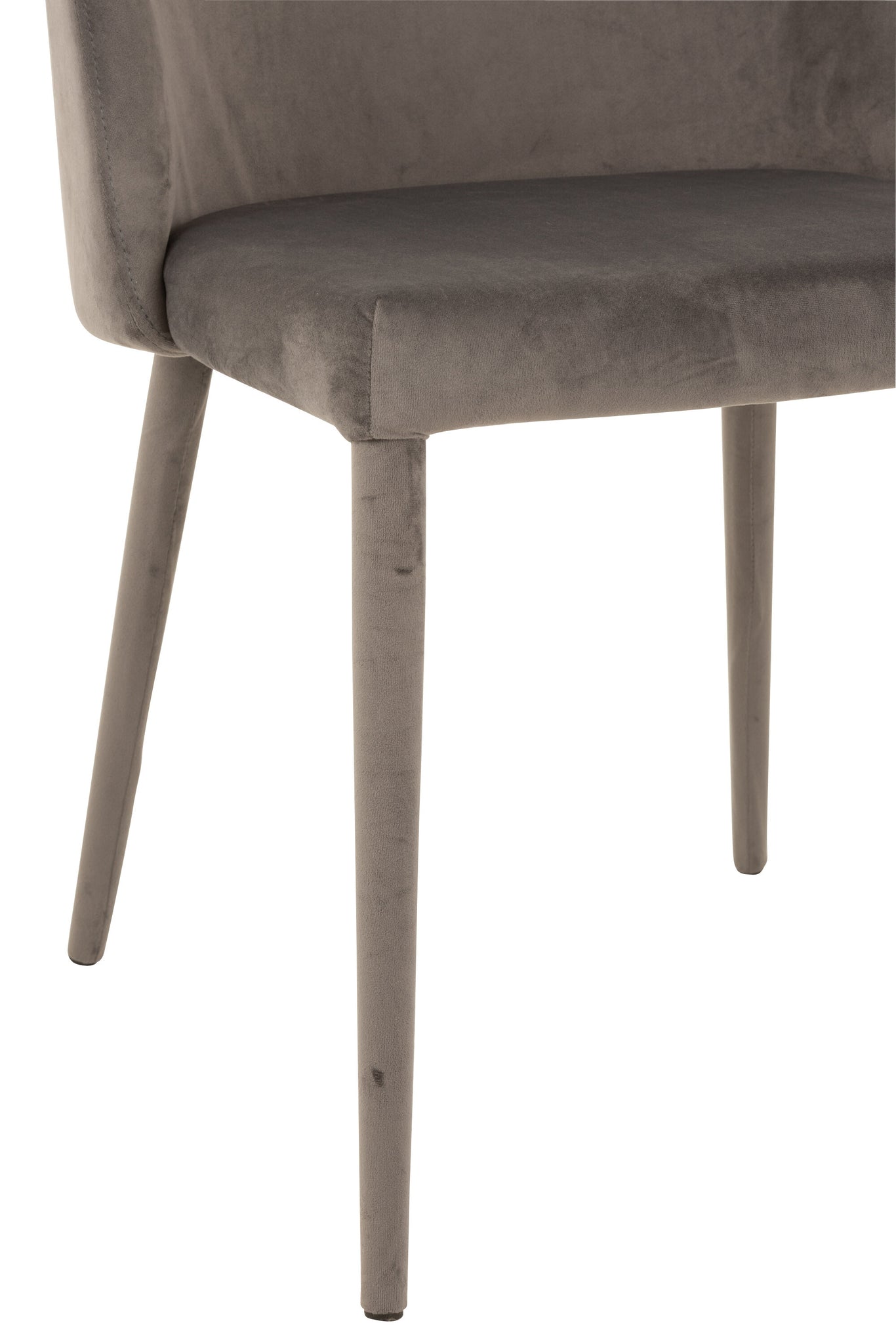 Chair Charlotte Textile/Metal Middle Grey