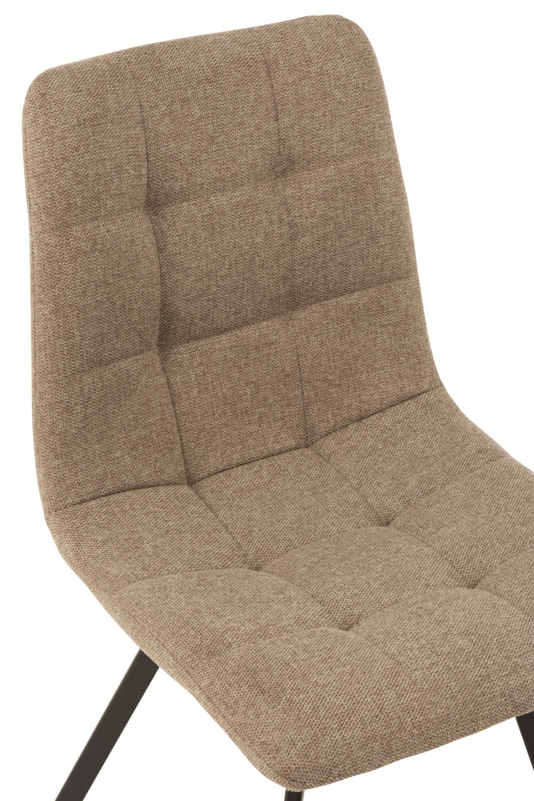 Stuhl Babette Textil/Metall Beige