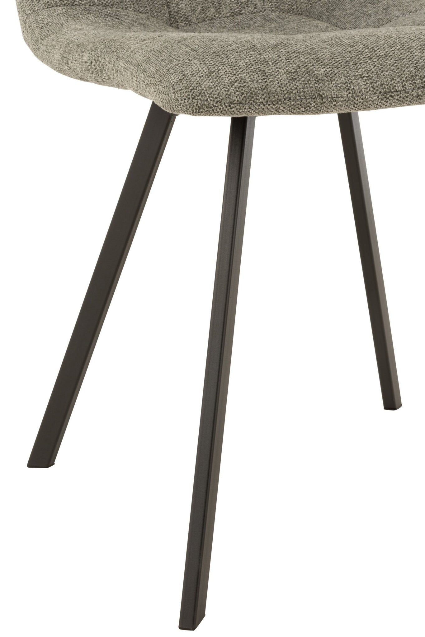 Stuhl Babette Textil/Metall Grau