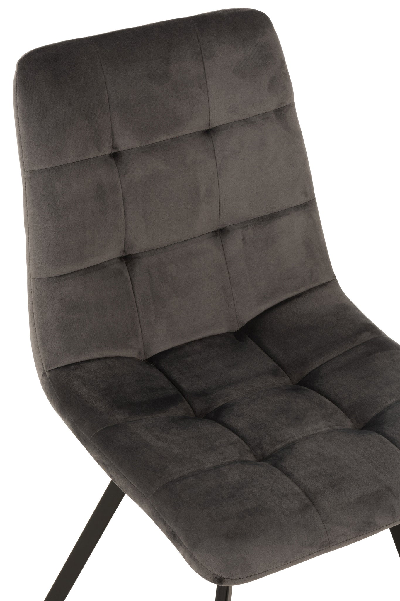 Chair Morgan Textile/Metal Grey