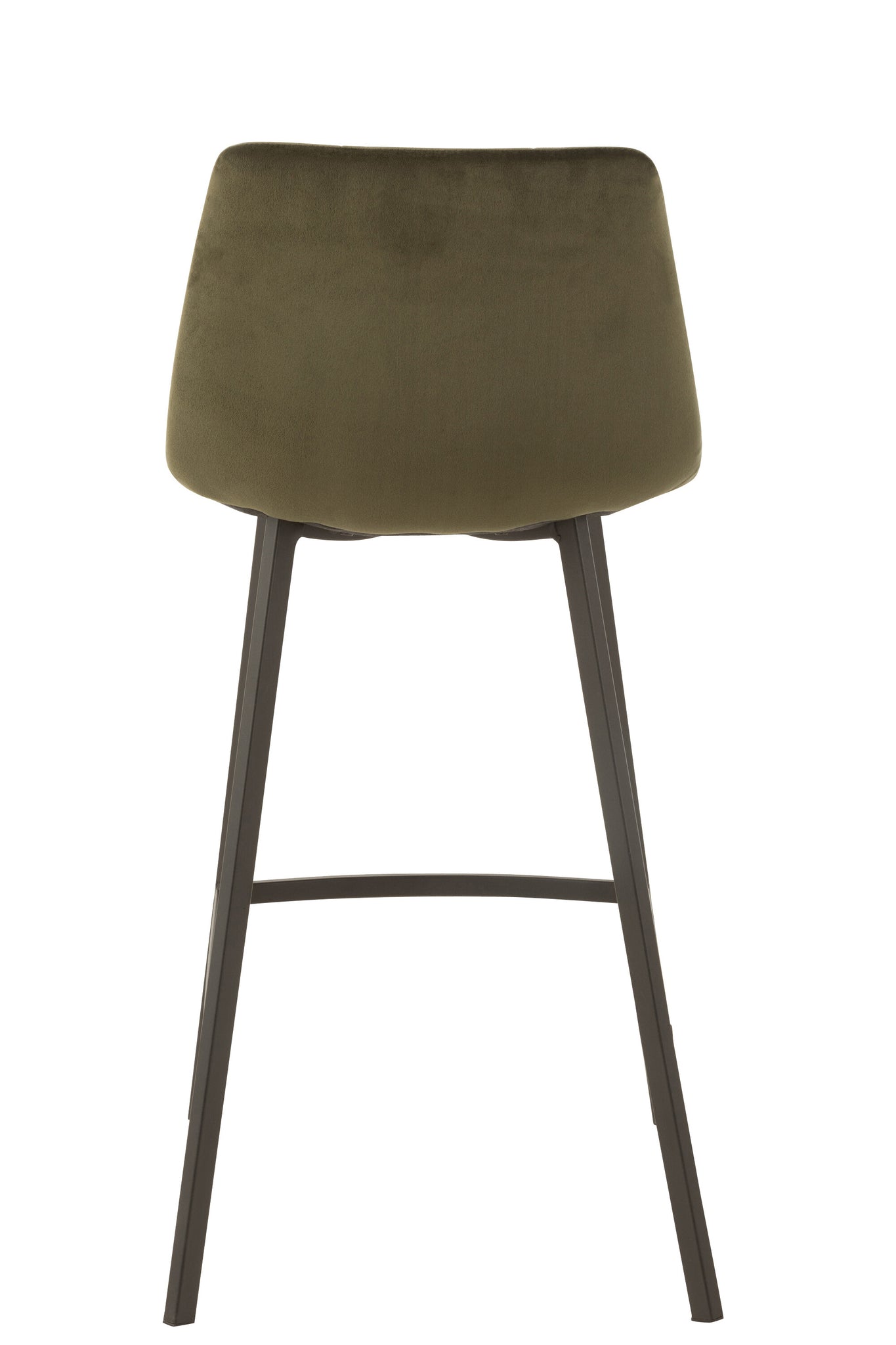 Barstool Olivier Textile/Metal Dark Green