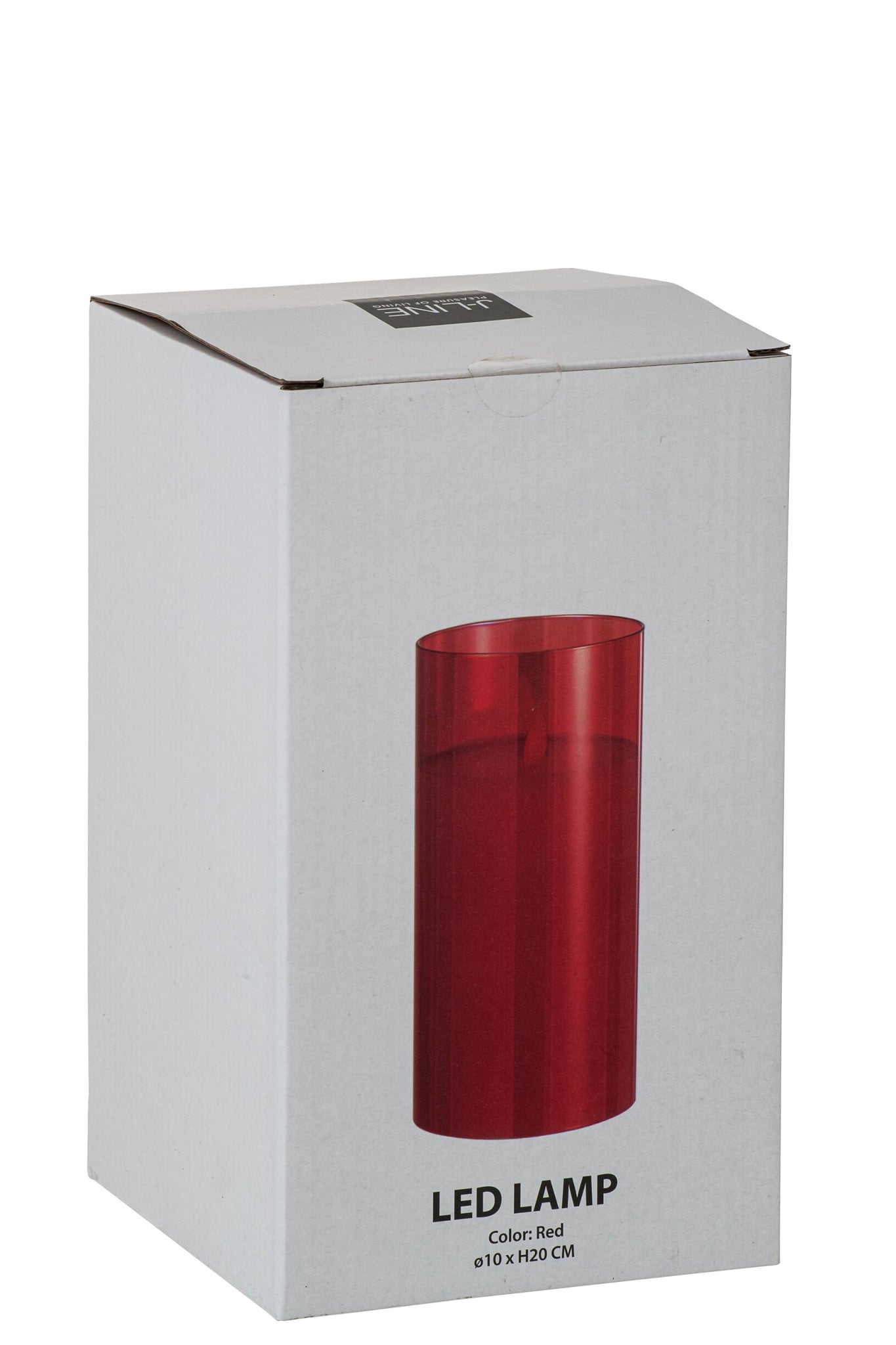 LED lamp Shining Glass Red Medium