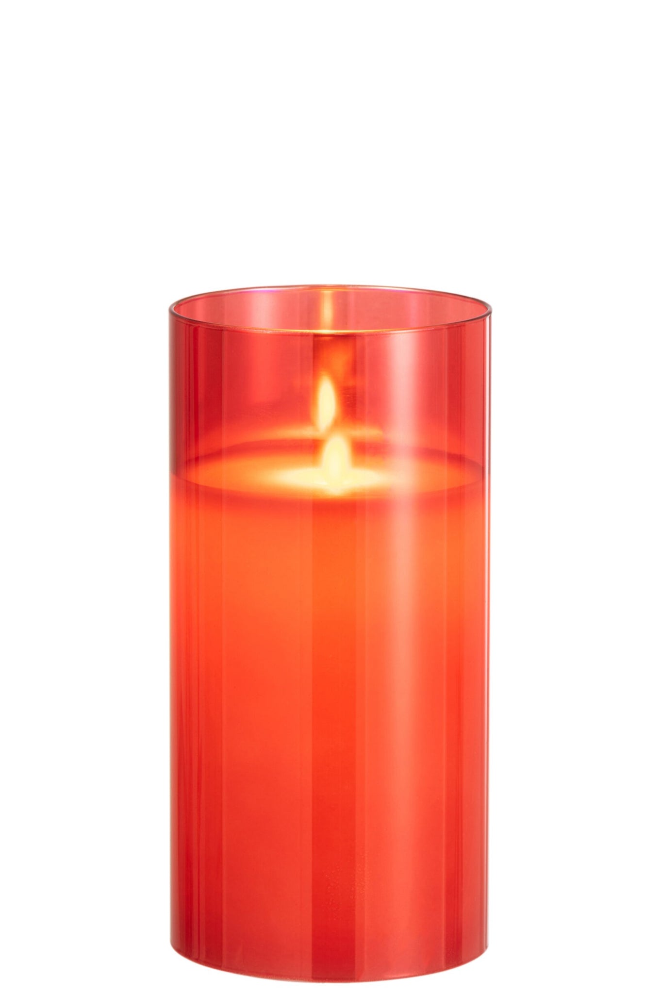 LED lamp Shining Glass Red Medium