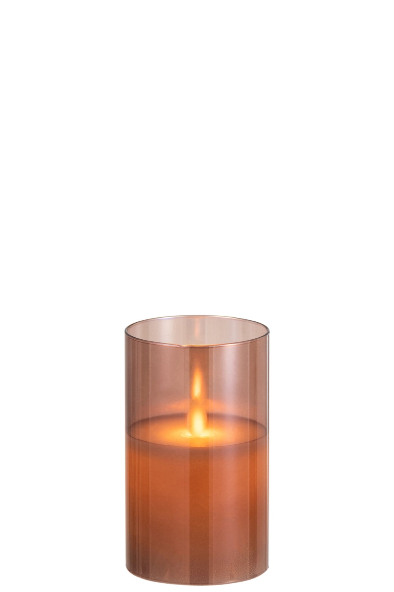 LED lamp Shining Glass Brown Small