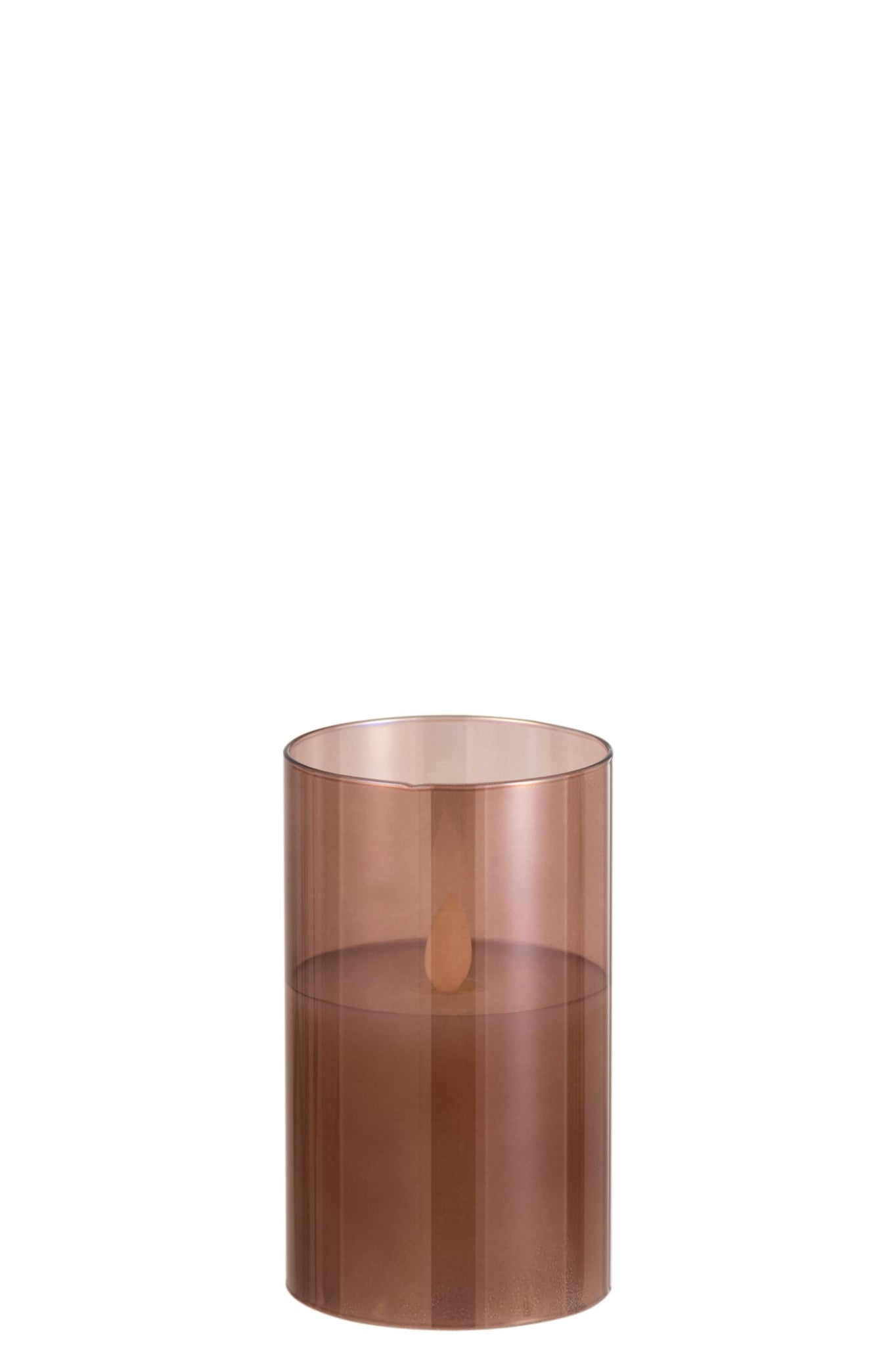 LED lamp Shining Glass Brown Small