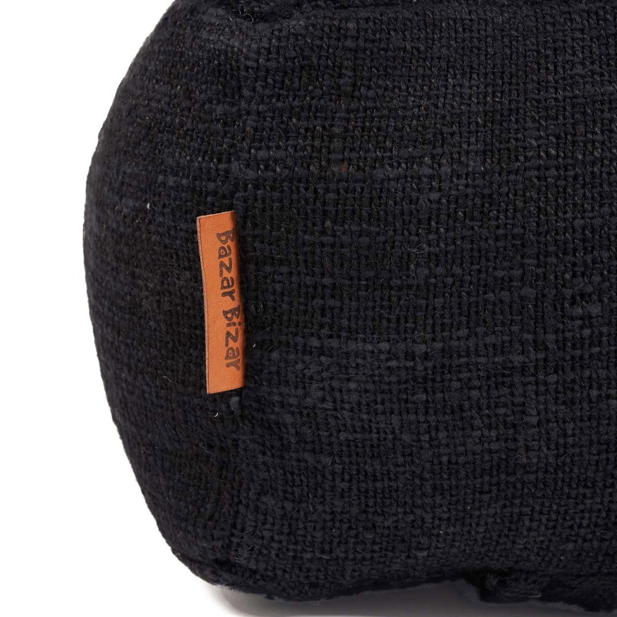 Der bequeme Pouf - Schwarz