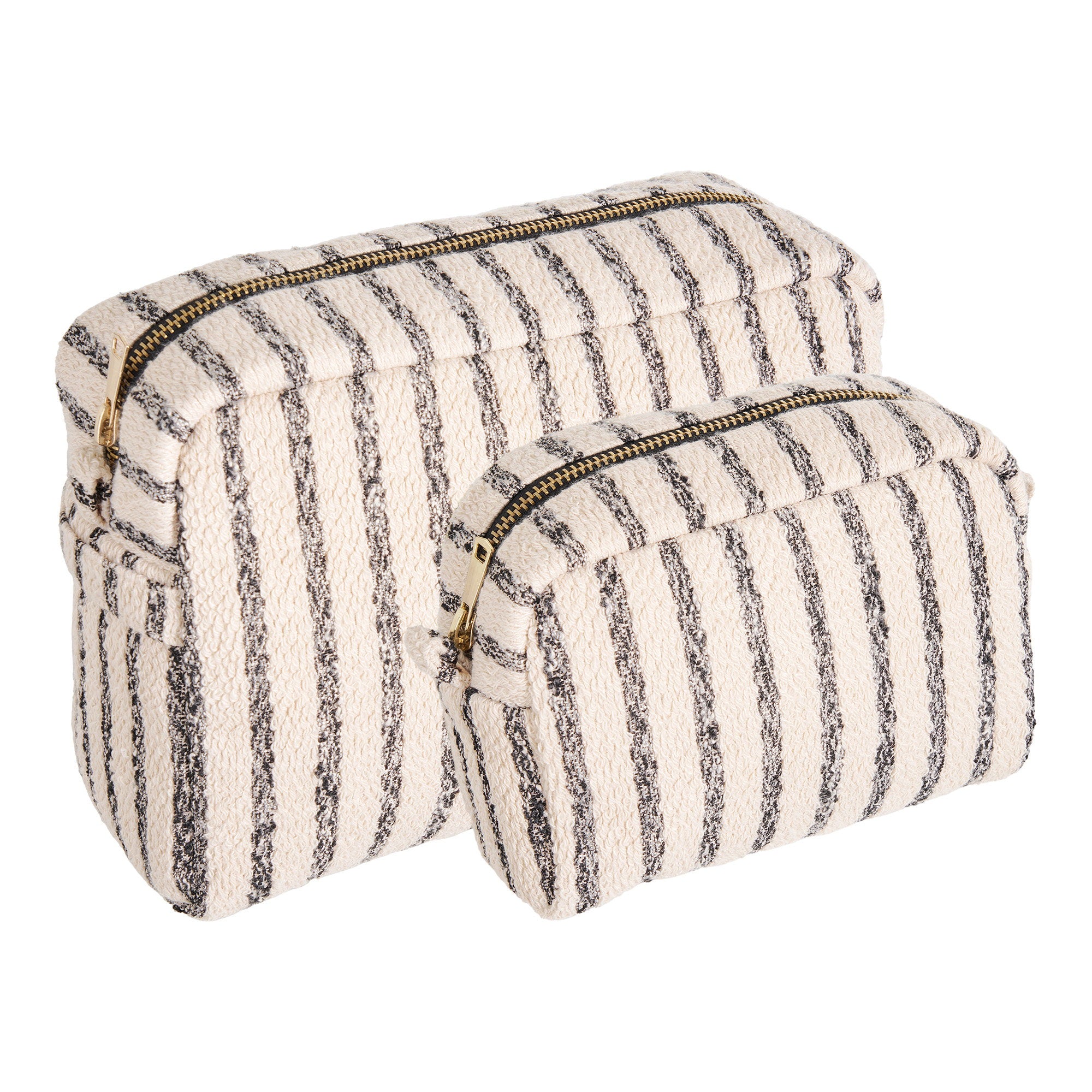 Nador Toilettentaschen – Toilettentaschen, Sandmix, 2er-Set