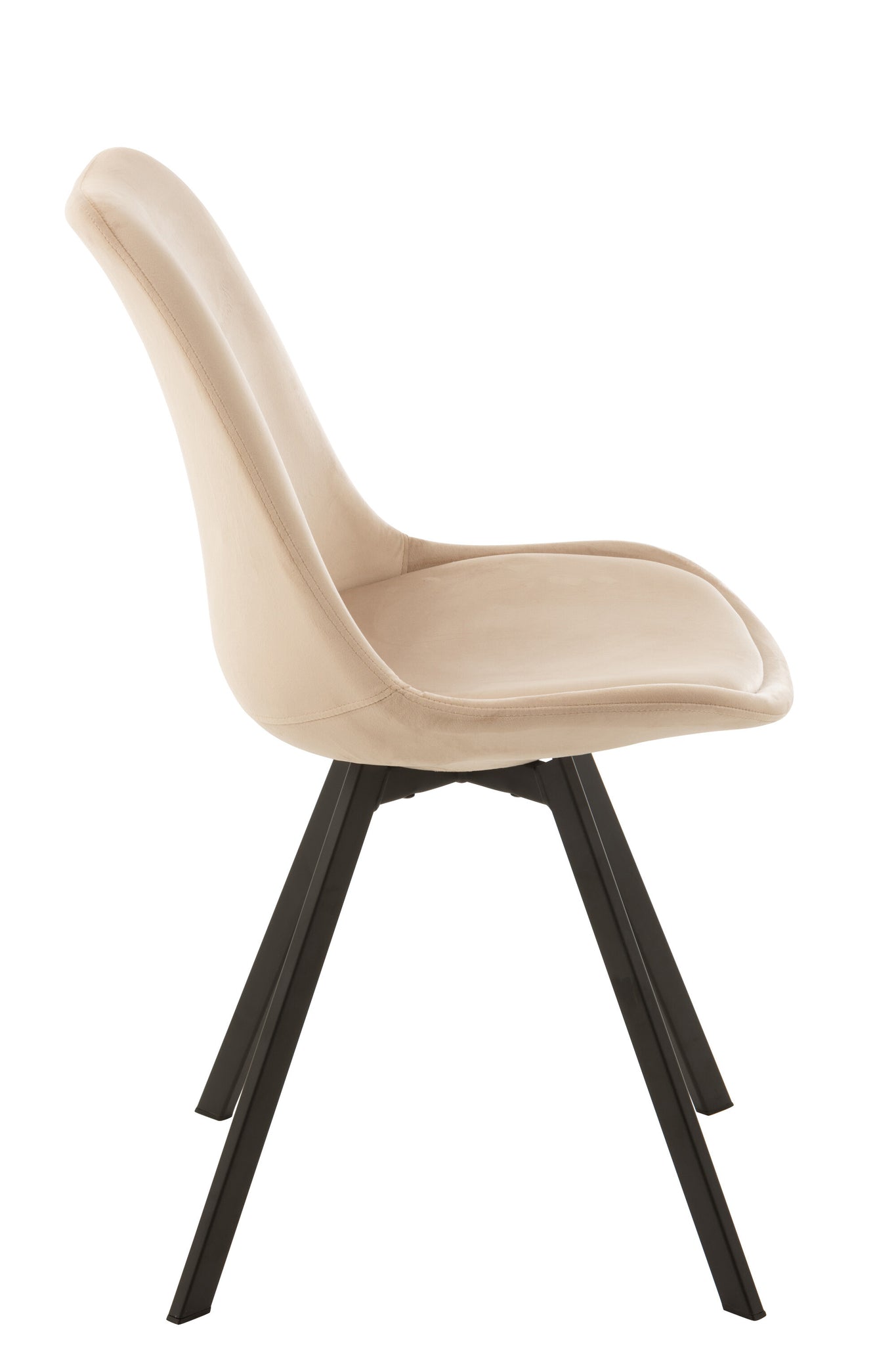 Chair Helene Metal/Textile Beige