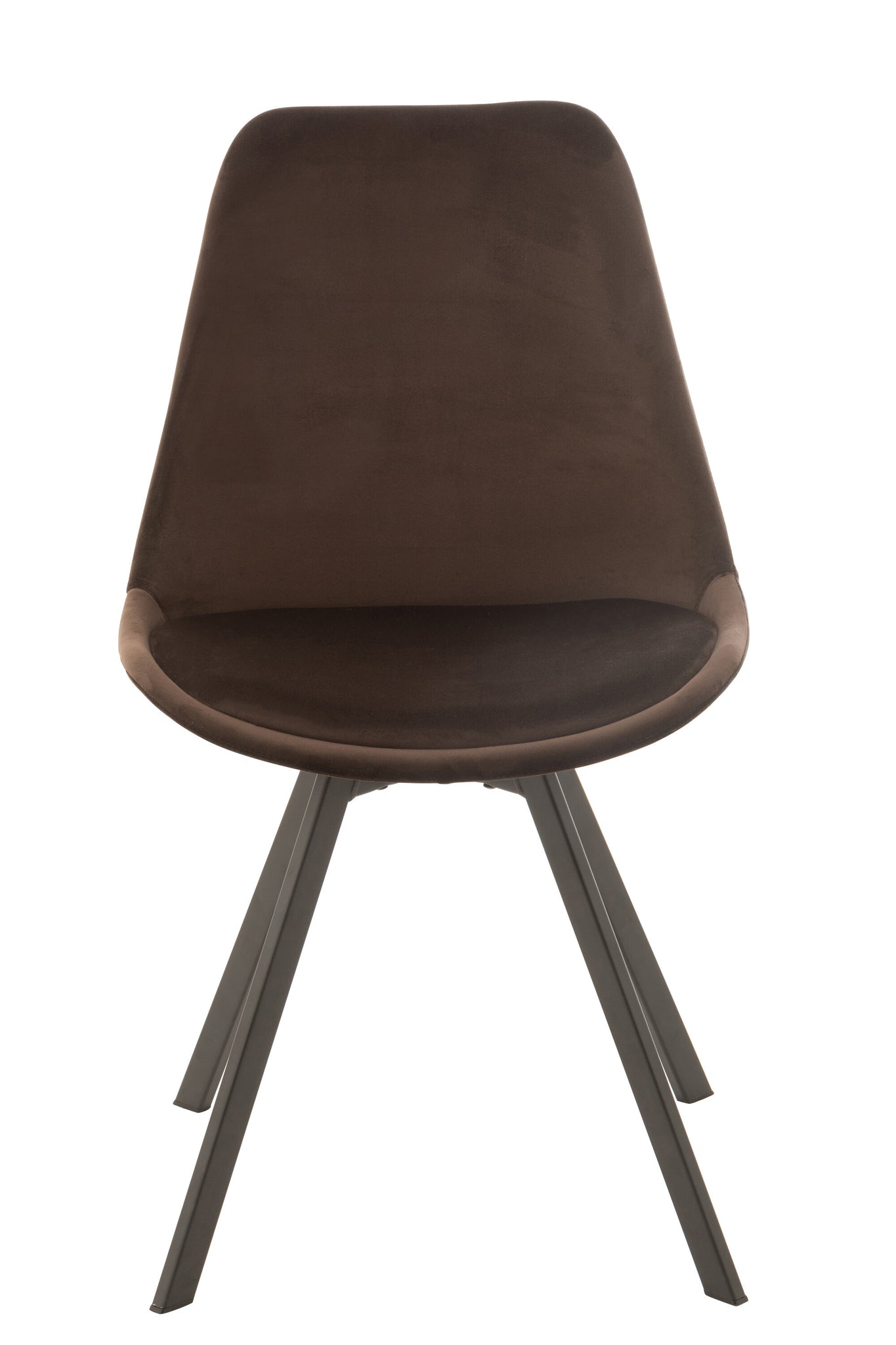 Chair Helene Metal/Textile Dark Brown