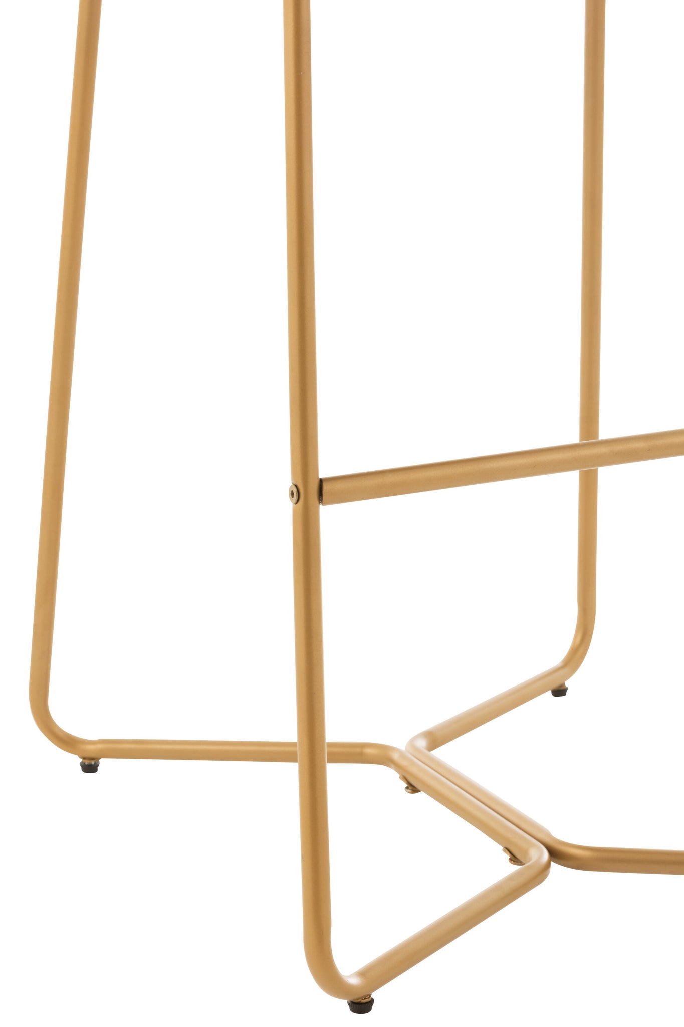Barchair Pierre Metal/Textile Dark Brown