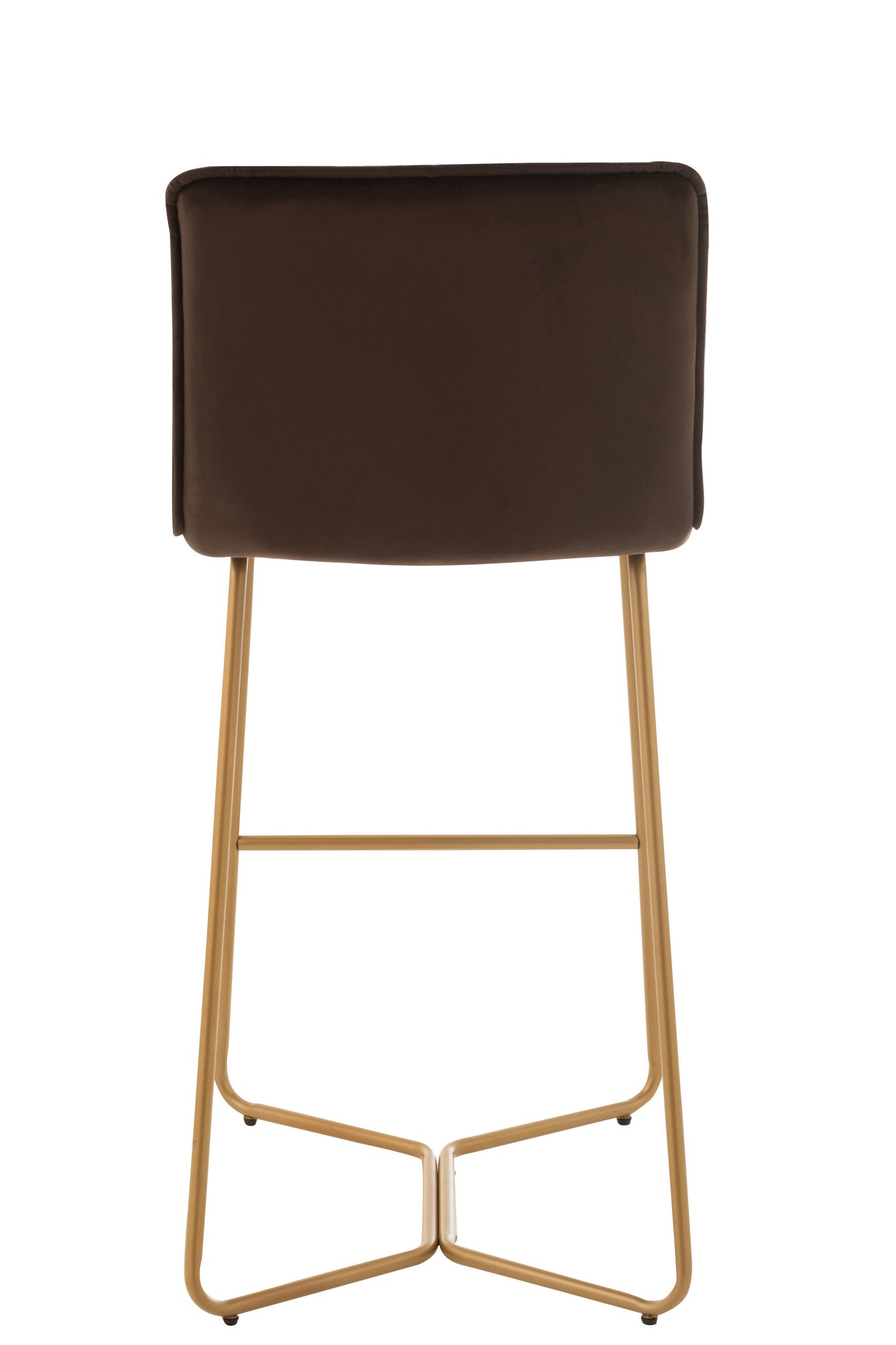 Barchair Pierre Metal/Textile Dark Brown