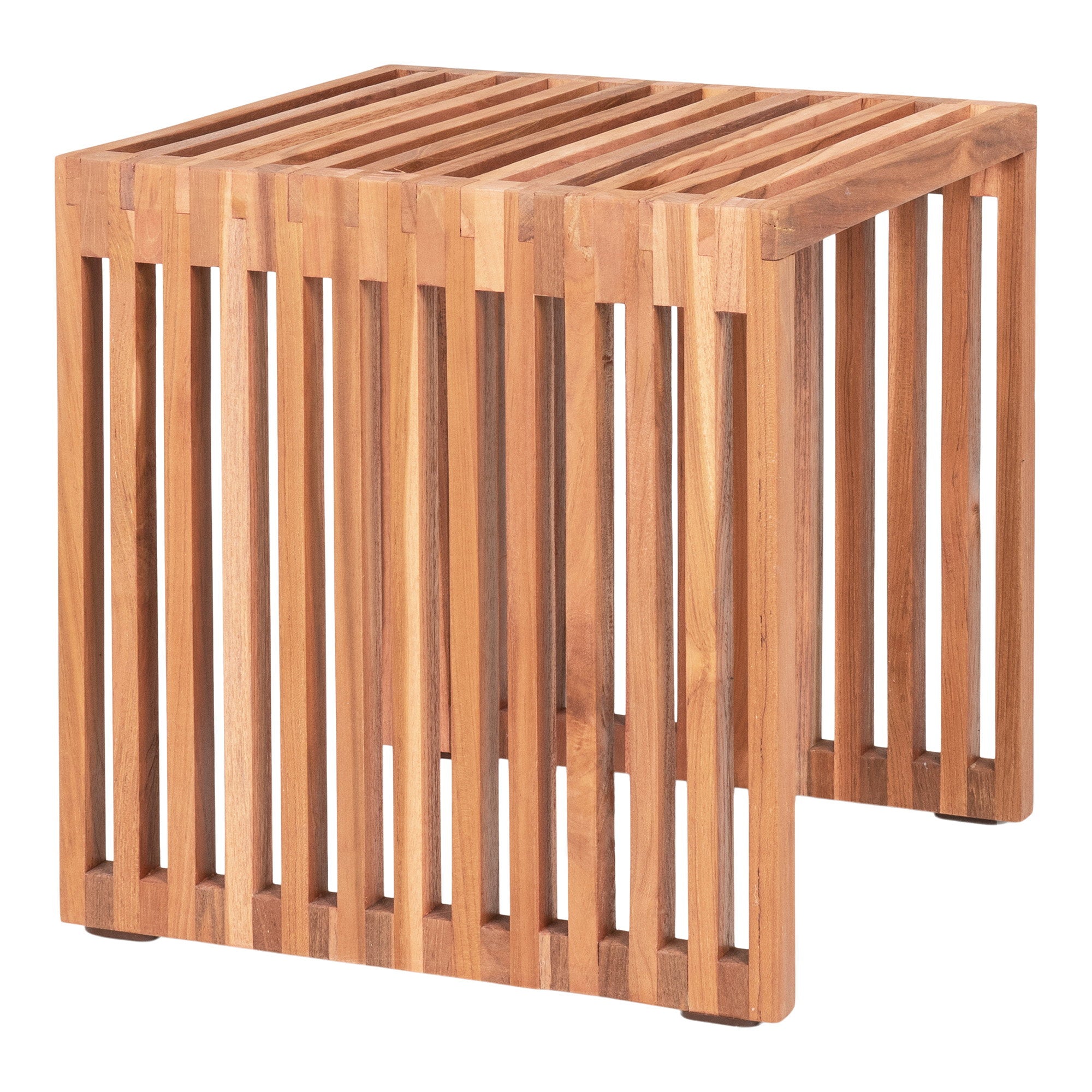 Pego Side Table - Side Table, teak, nature 40x40x40 cm