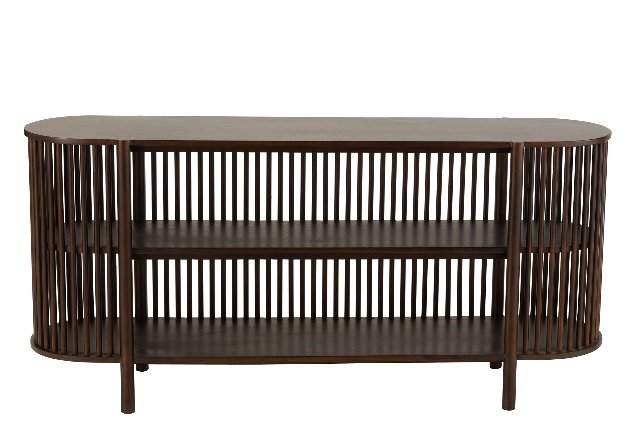 Mangohouten Sidetable Donker Bruin 160 cm | Living and Goods