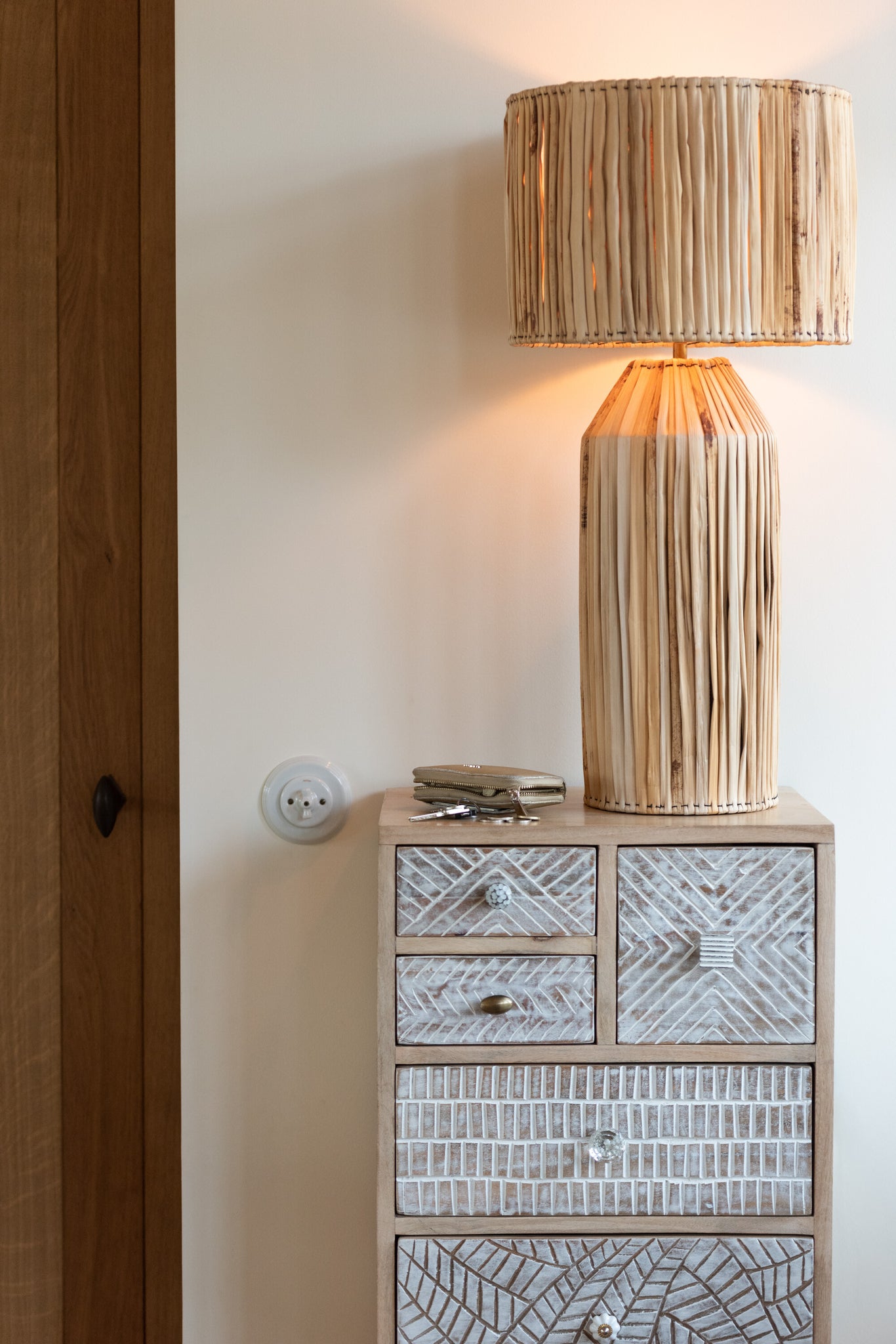 Lamp Hanna Bananas Leaves Natural