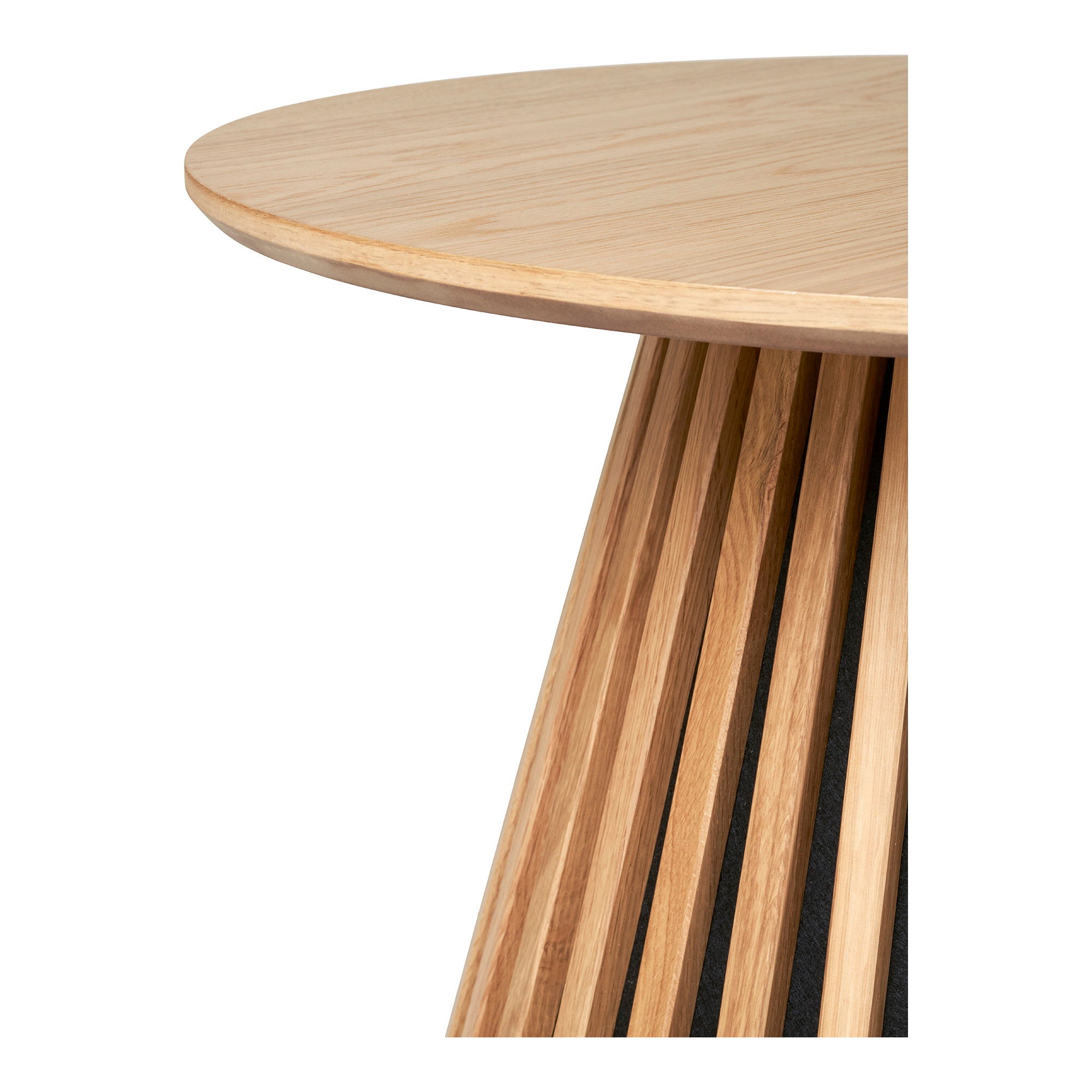 OSAKA COFFEE TABLE OAK VENEER NATURAL | Ø70X45 CM