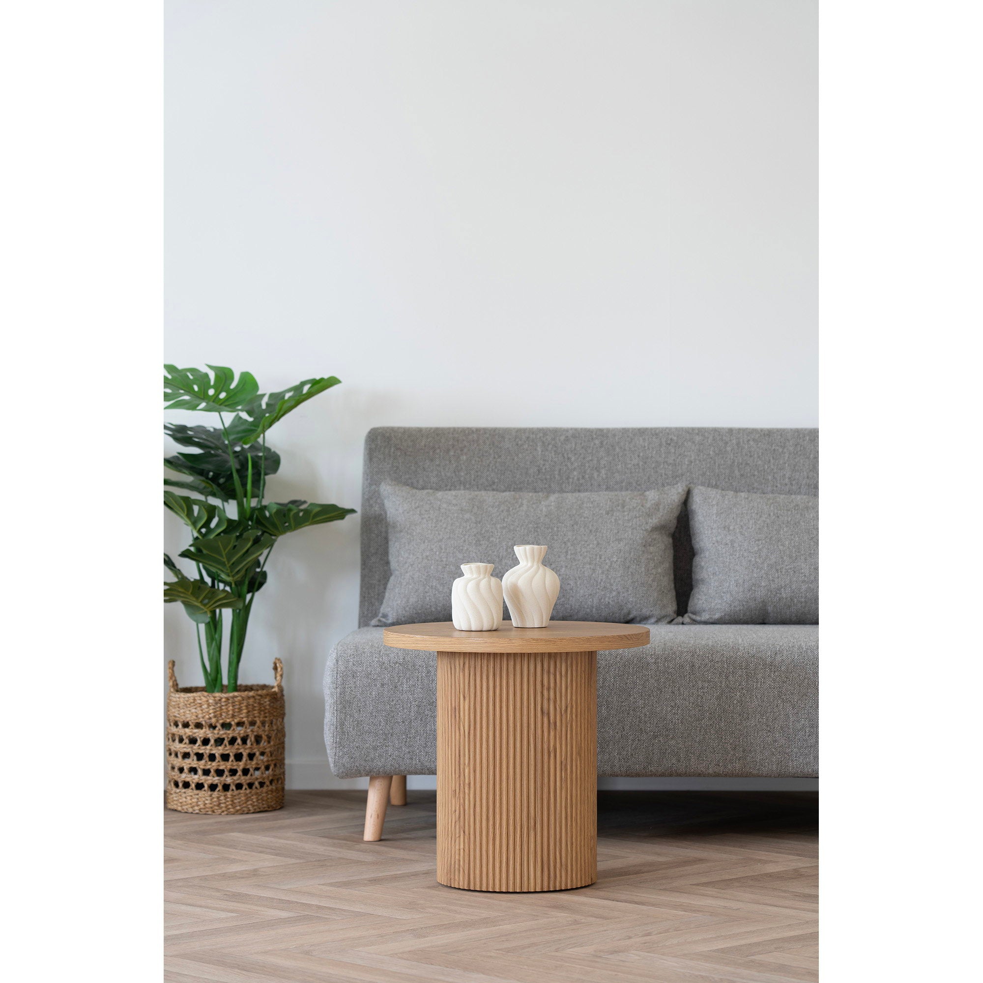 Boavista Side Table - Side table, natural ø48x45 cm