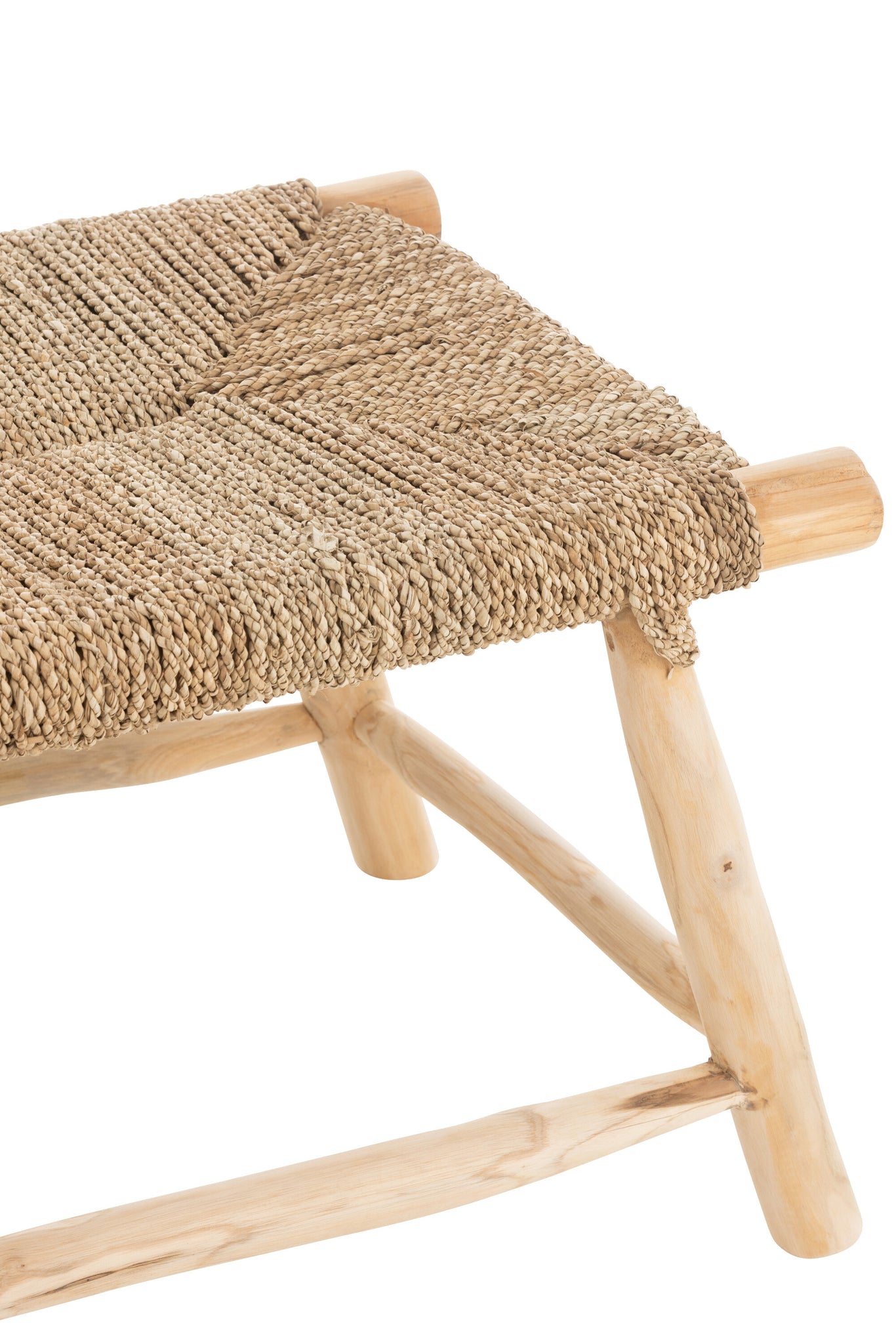 Bench Timo Grass/Teak Wood Natural