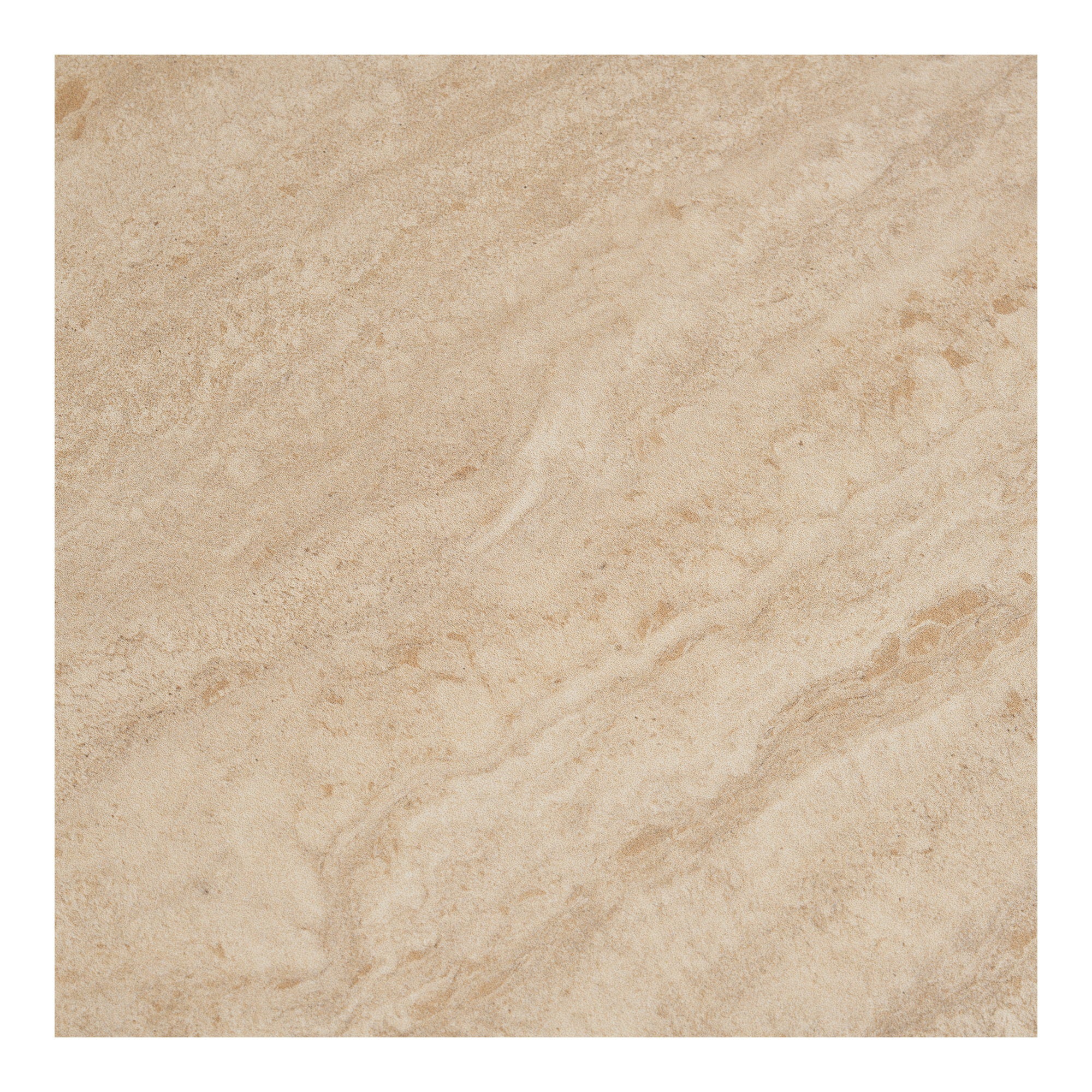 Annecy Side Table - Side table, ceramic table top/steel, travertine/sand ø50x56 cm