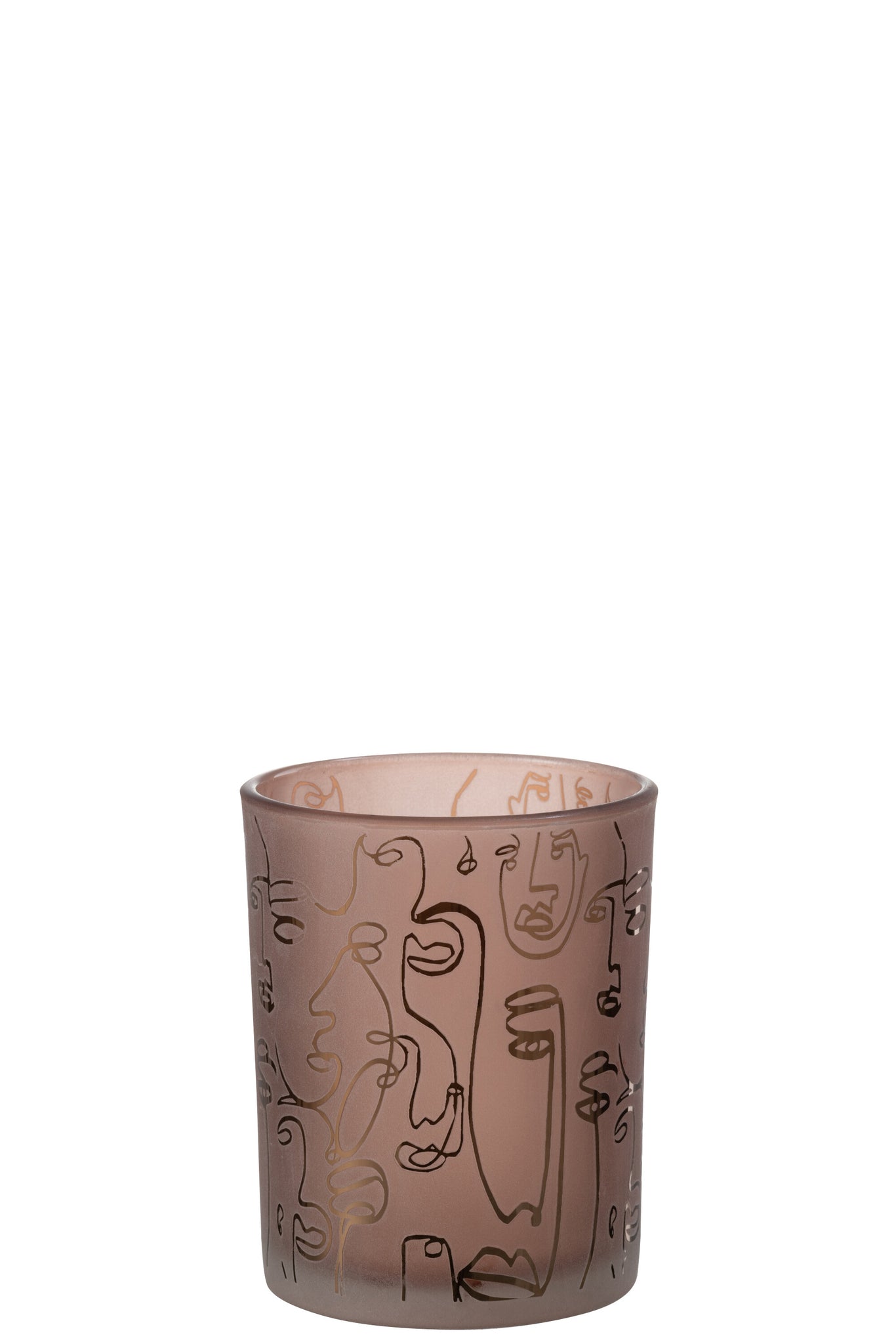 Hurricane Happy Faces Glass Terracotta Medium