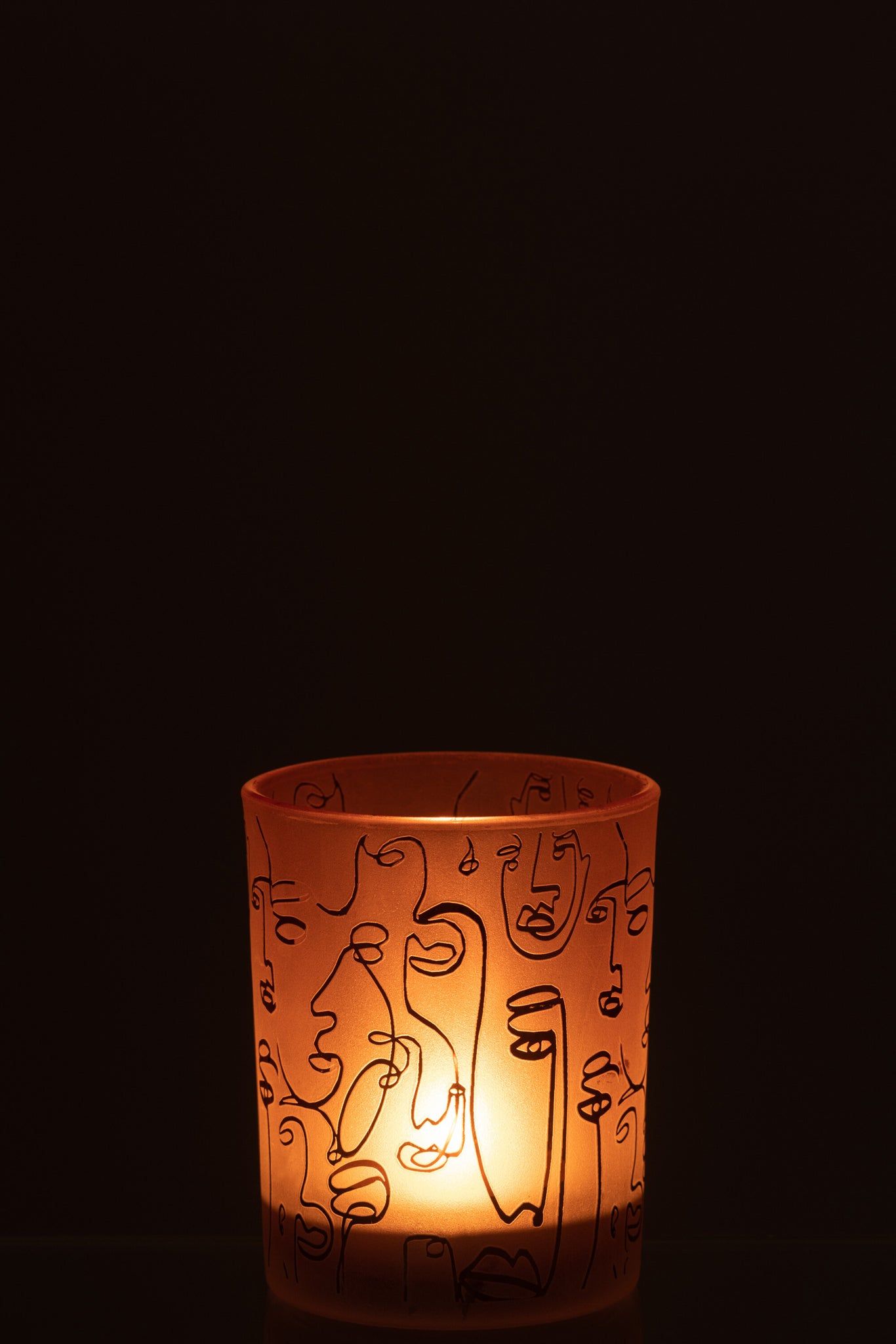 Hurricane Happy Faces Glass Terracotta Medium