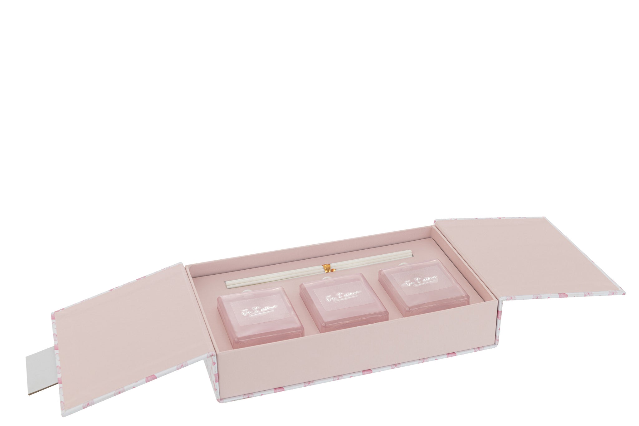 Box 3 Scented Oil+Sticks Je T'aime Pink