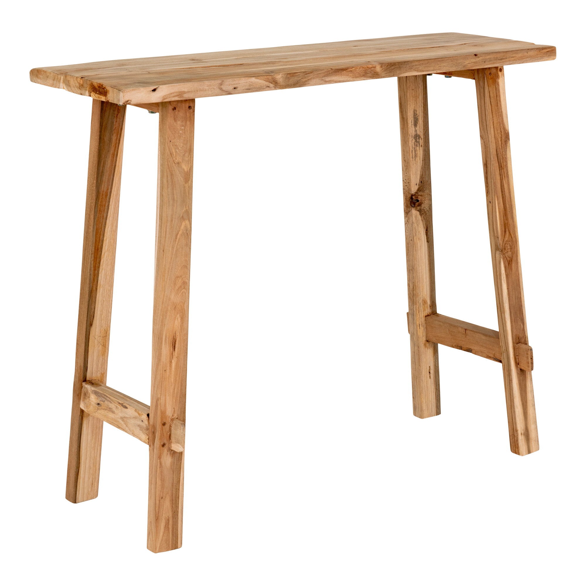 Konsolentisch Girona - Konsolentisch, Teak, Natur 90x30x80 cm