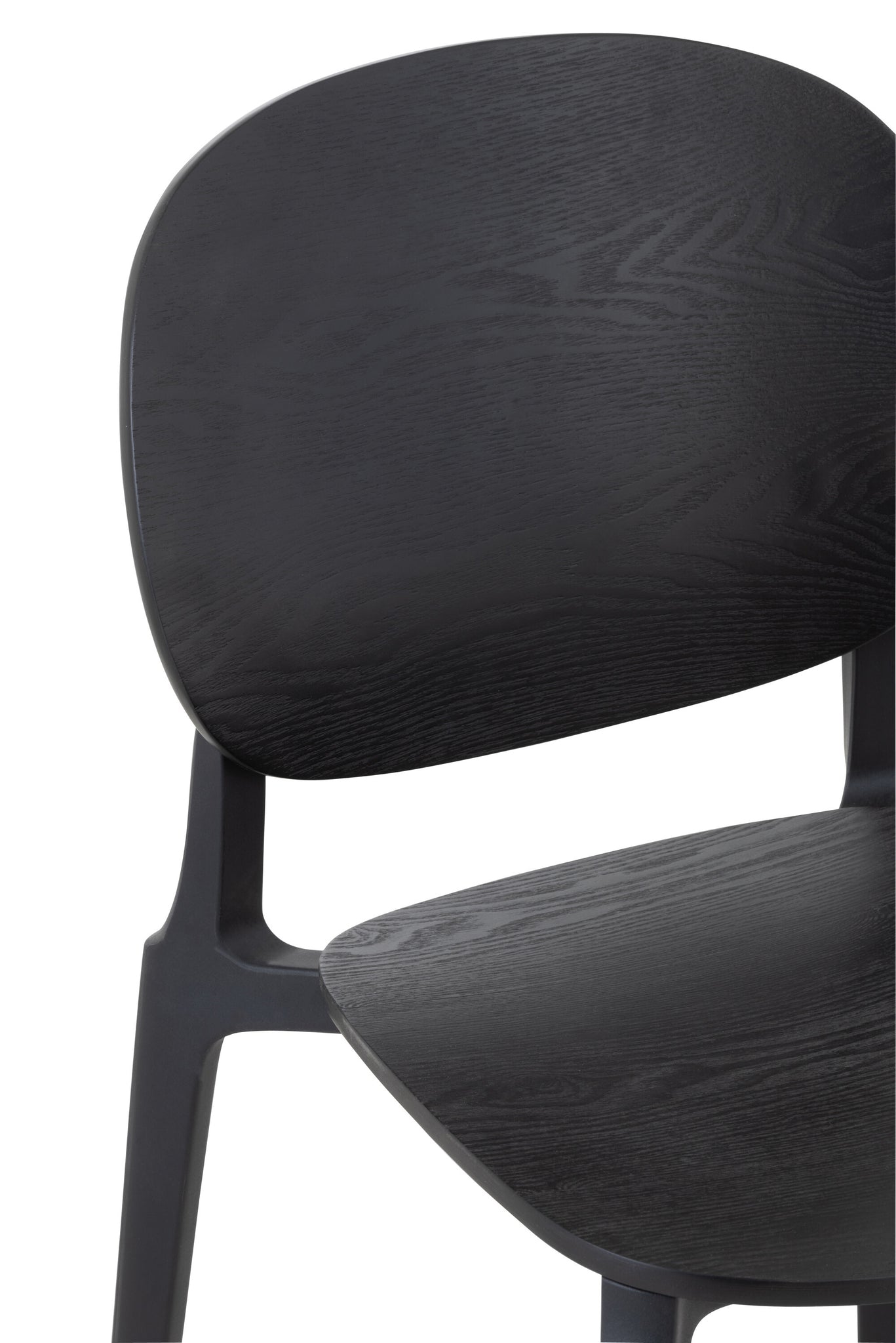 Chair Basic Polyester/Veneer Black