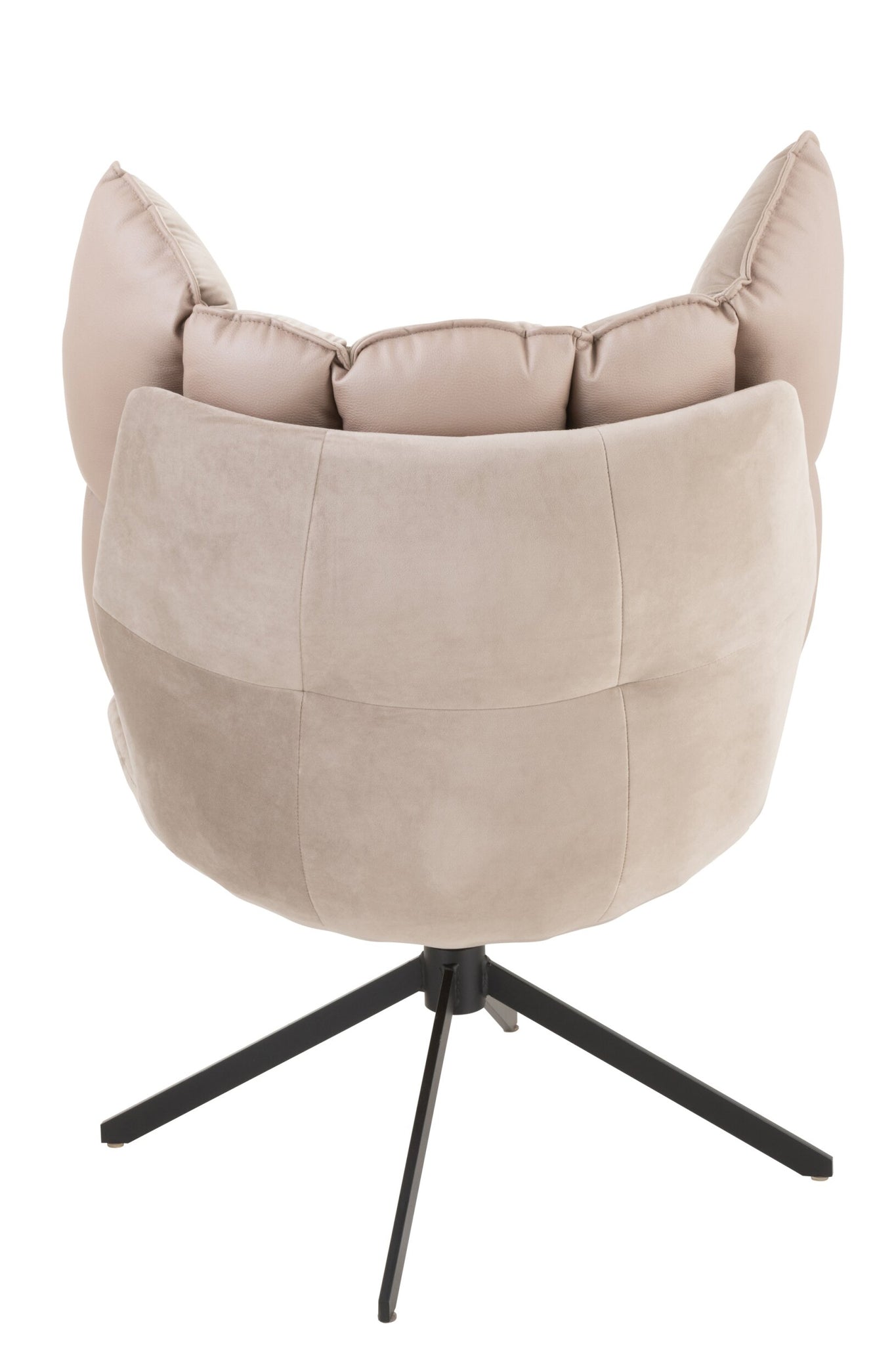Sessel Relaxkissen auf Gestell Textil/Metall Extra Hellgrau