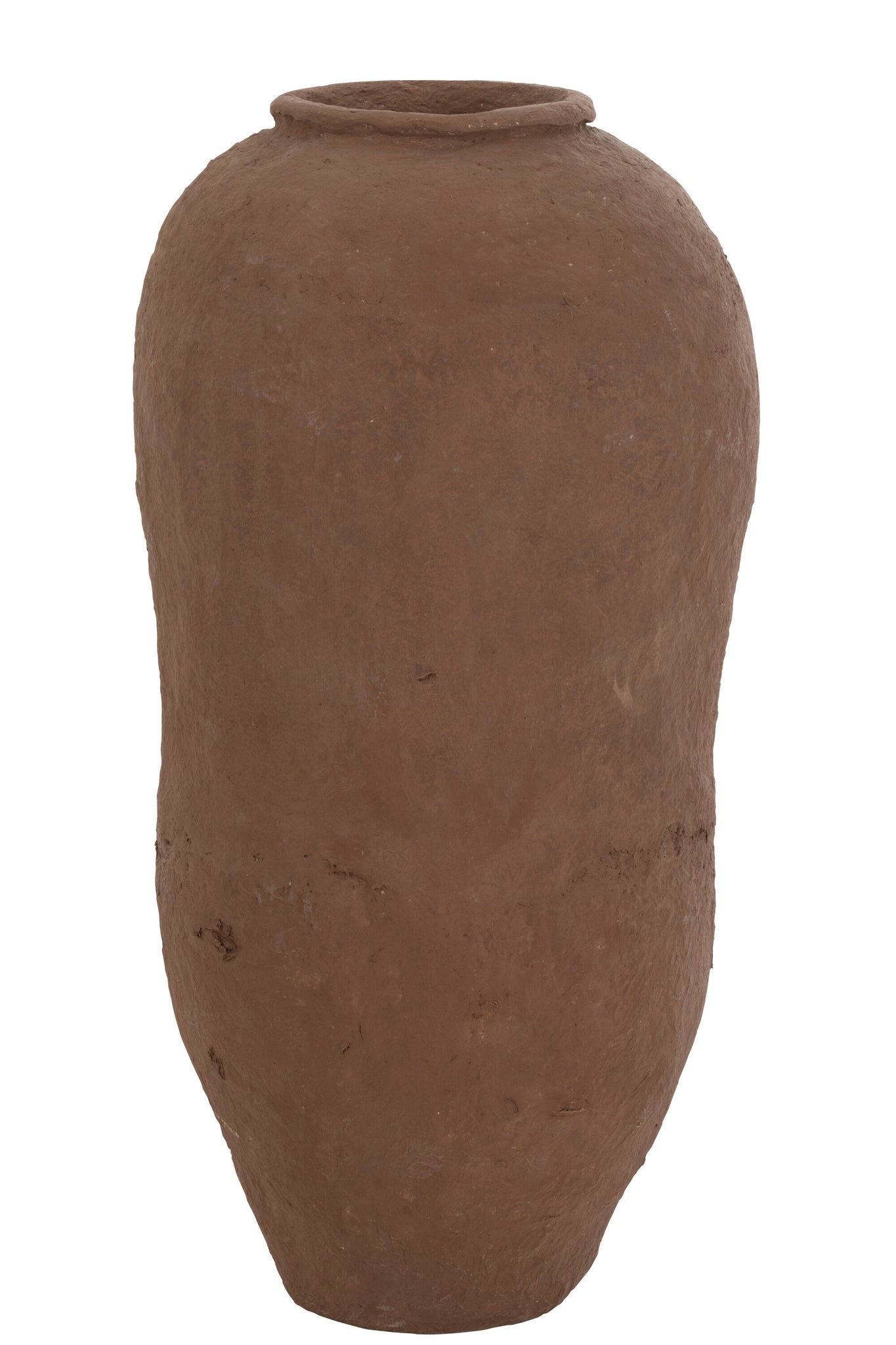 Vase Paper Mache Brown Large