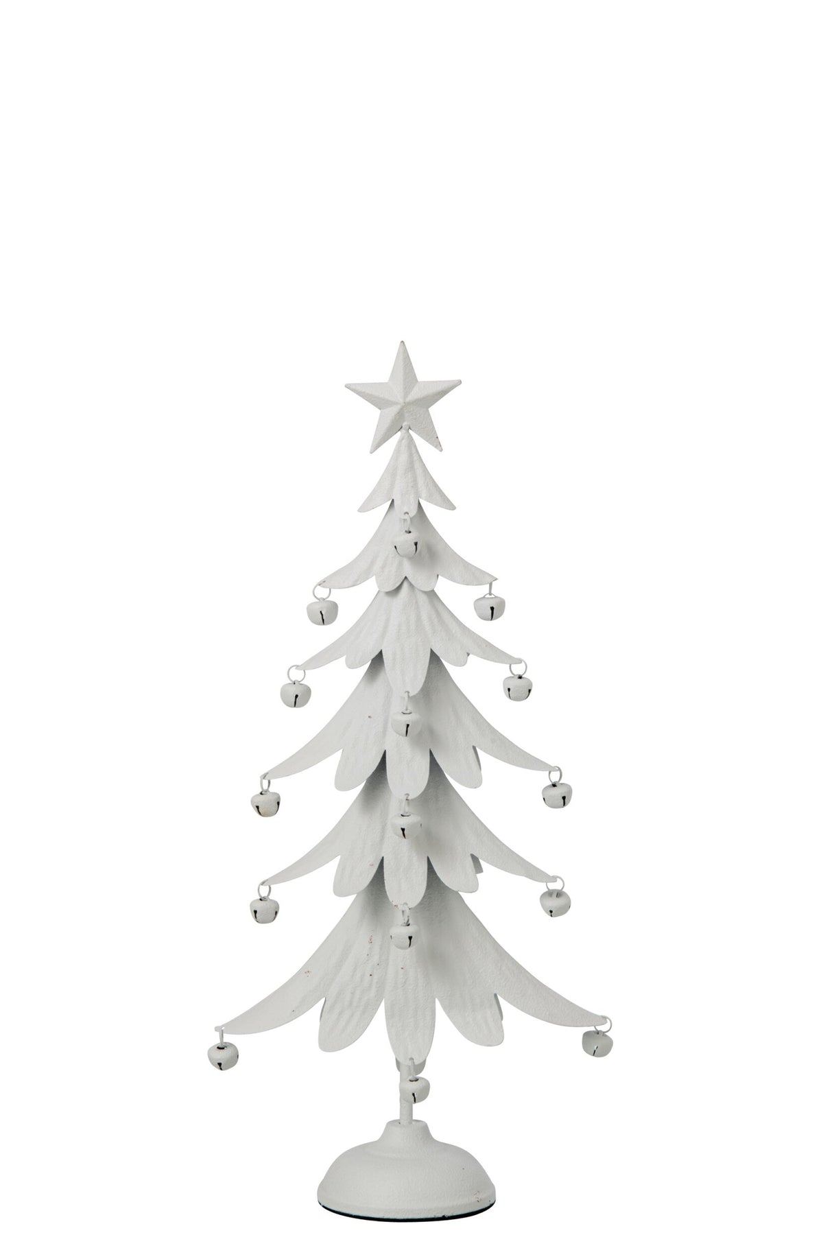 Decoratieve kerstboom – ijzer, wit, 56 cm