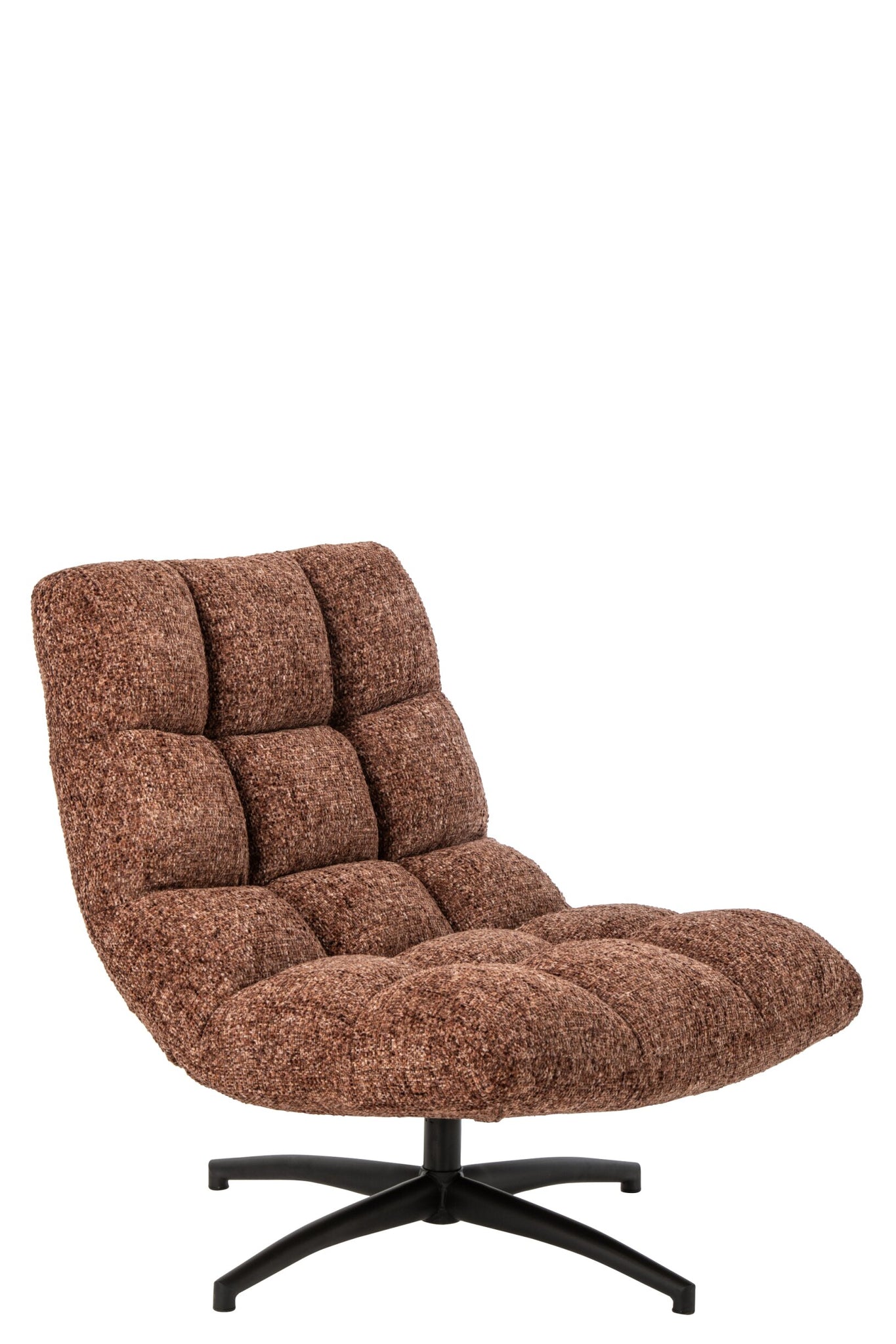 Lounge Chair Gesteppt Matel Terrakotta