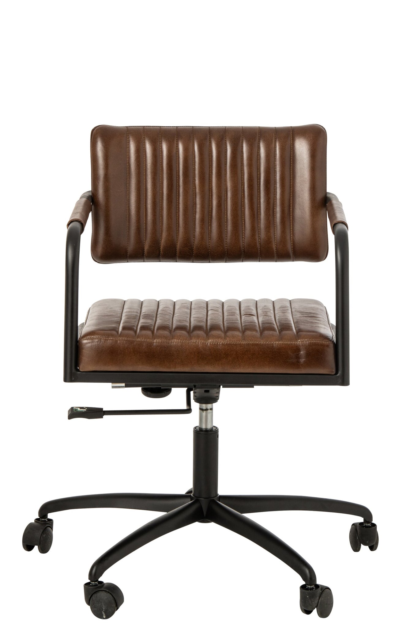 Bürostuhl Leder Braun
