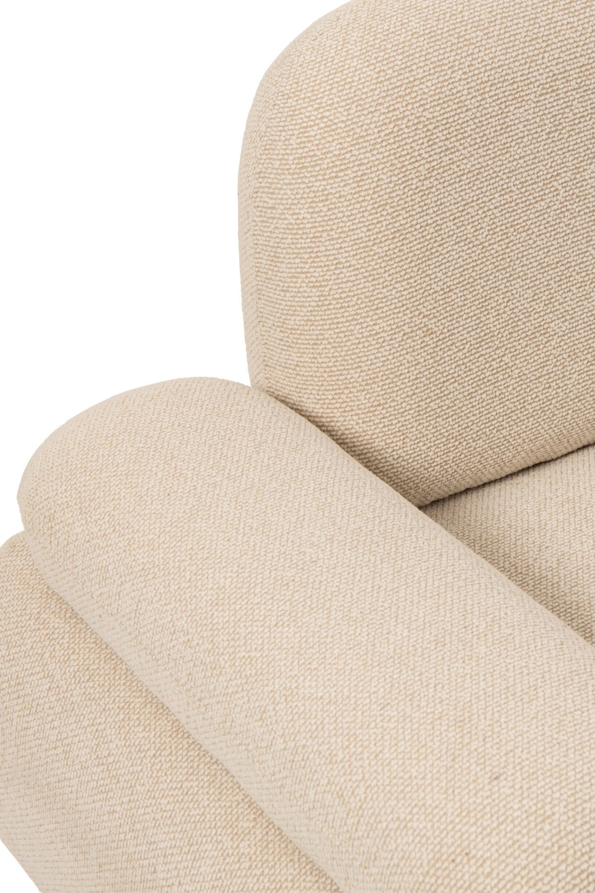 5-teiliges modulares Sofa Olivia Sperrholz/Stoff Ecru