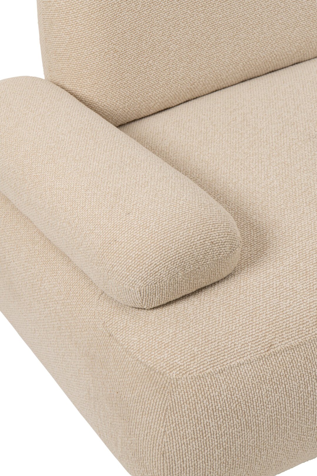5-teiliges modulares Sofa Olivia Sperrholz/Stoff Ecru